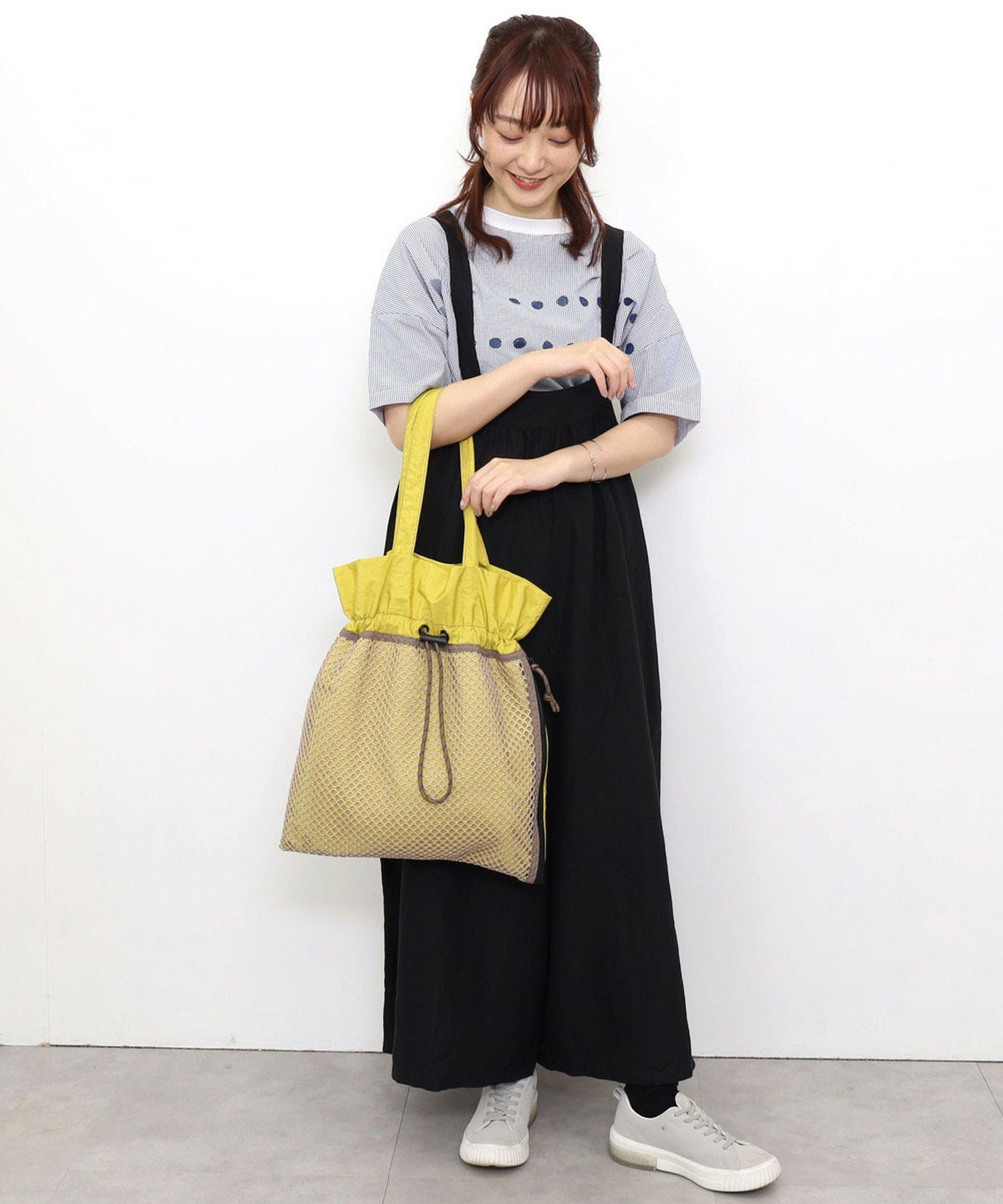 大人気完売♡サークルメッシュバッグ OUTLET SALE】Nananoel ナナノエル 【メッシュ巾着トート】 レディース