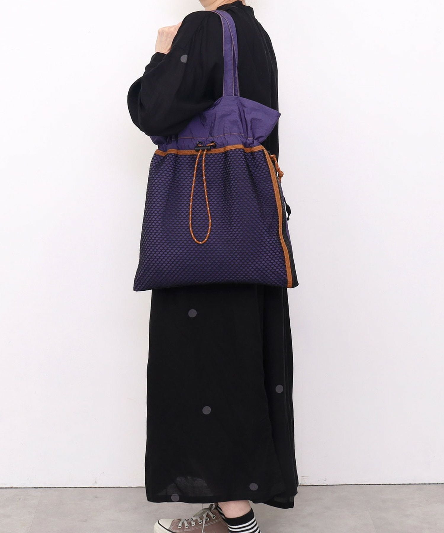OUTLET SALE】Nananoel ナナノエル 【メッシュ巾着トート】 レディース
