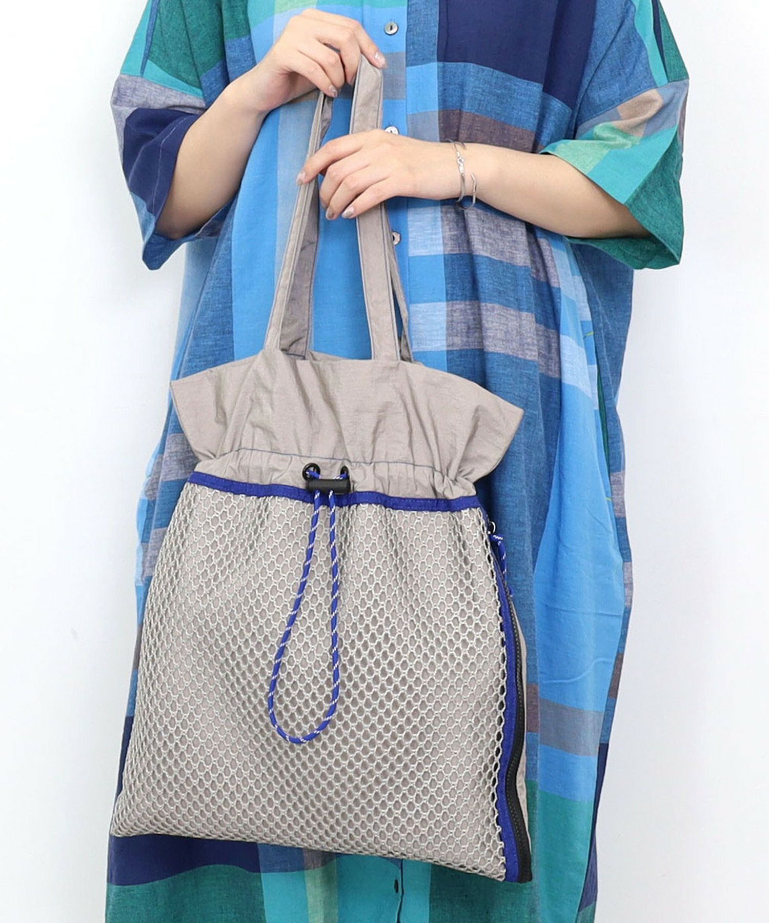 Nananoel ナナノエル 【メッシュ巾着トート】 レディース バッグ