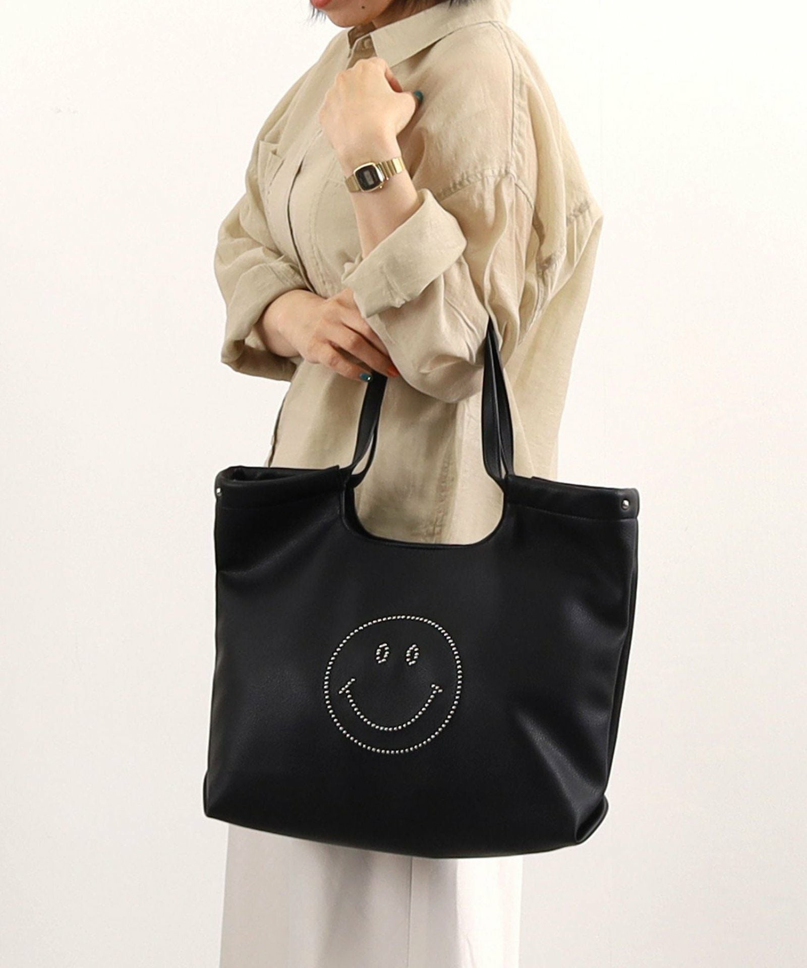 OUTLET SALE】COOCO クーコ 【COOCO x SMILEY トート】 レディース