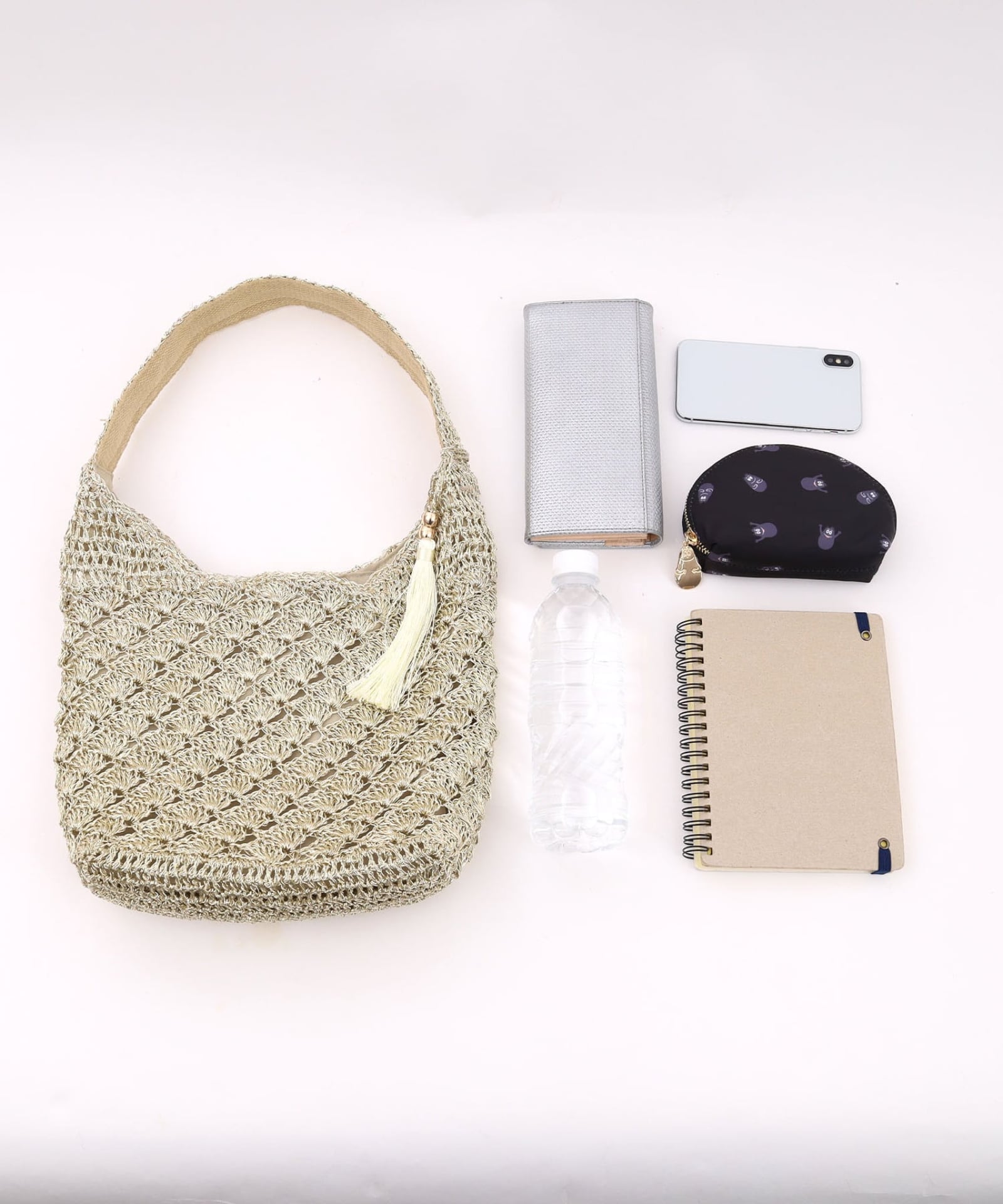 OUTLET SALE】ﾒﾀﾘｯｸ柄編みﾜﾝｼｮﾙﾀﾞｰﾊﾞｯｸﾞ | COO ONLINE