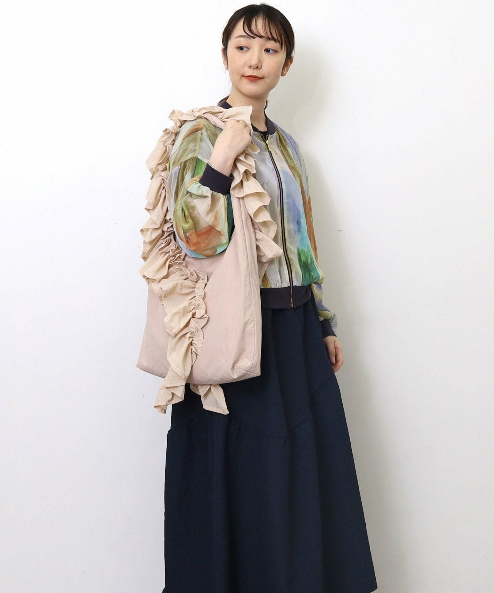 SMIRNASLI がま口ショルダー OUTLET SALE】SMIRNASLI サミールナスリ 【フリルワンショルダーバッグ