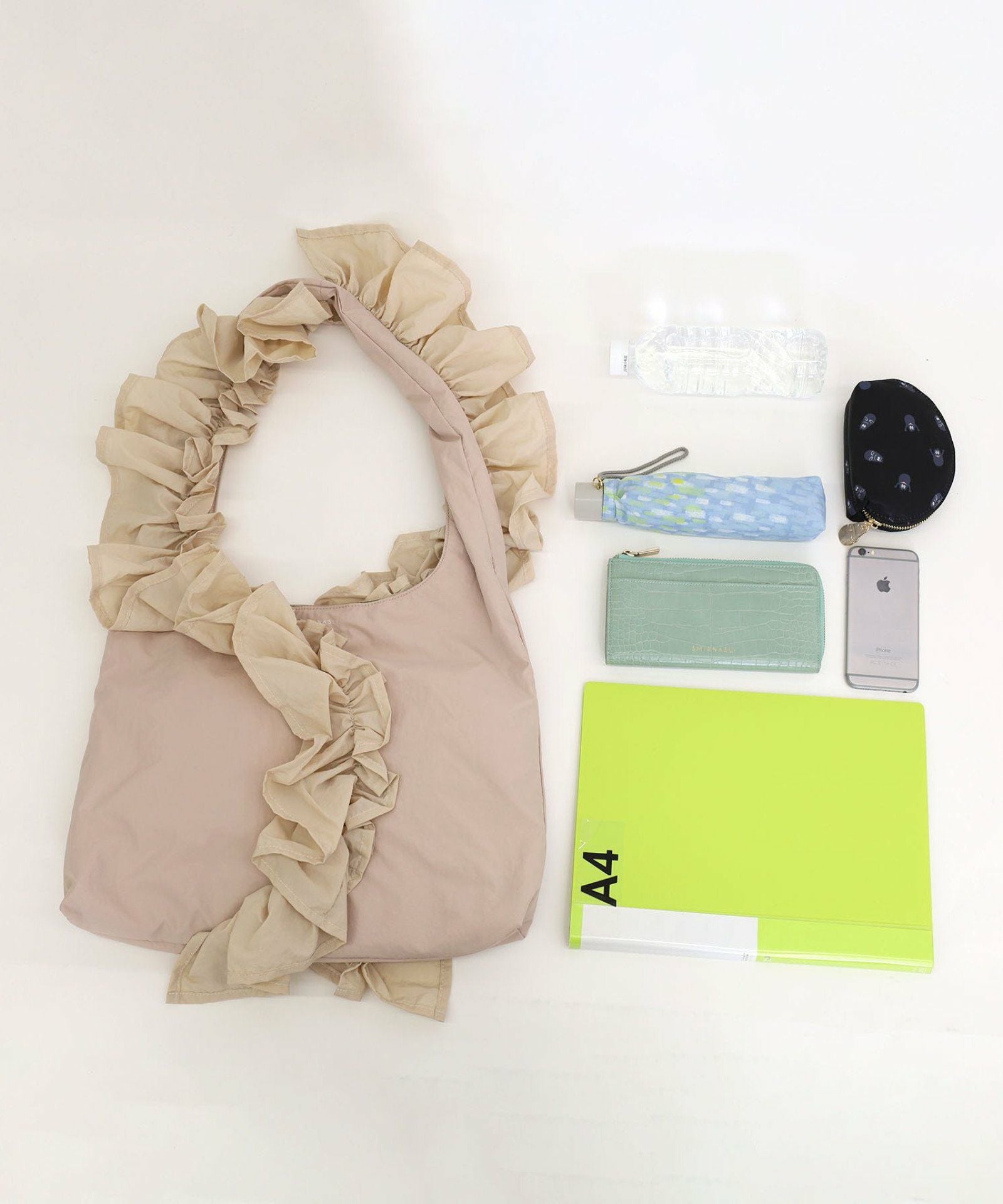 OUTLET SALE】SMIRNASLI サミールナスリ 【フリルワンショルダーバッグ