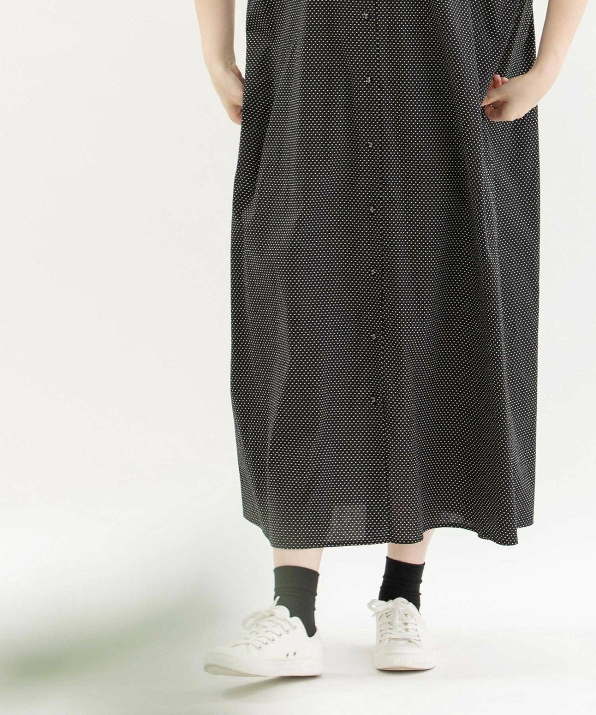 モデル身長：162cm（ドット）