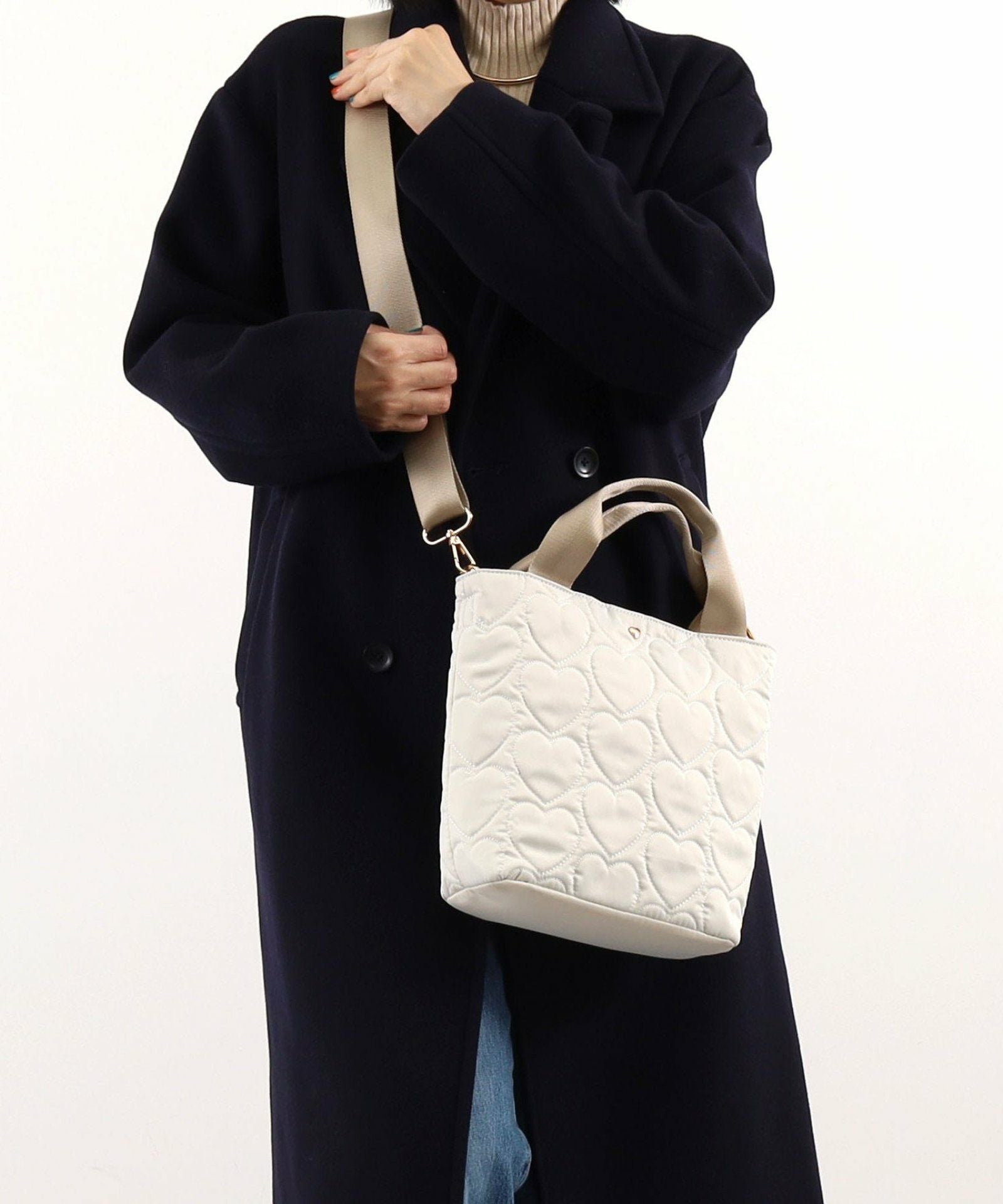 GW SALE】MAX50％OFF COOCO クーコ 【ハートキルティング2WAYトート