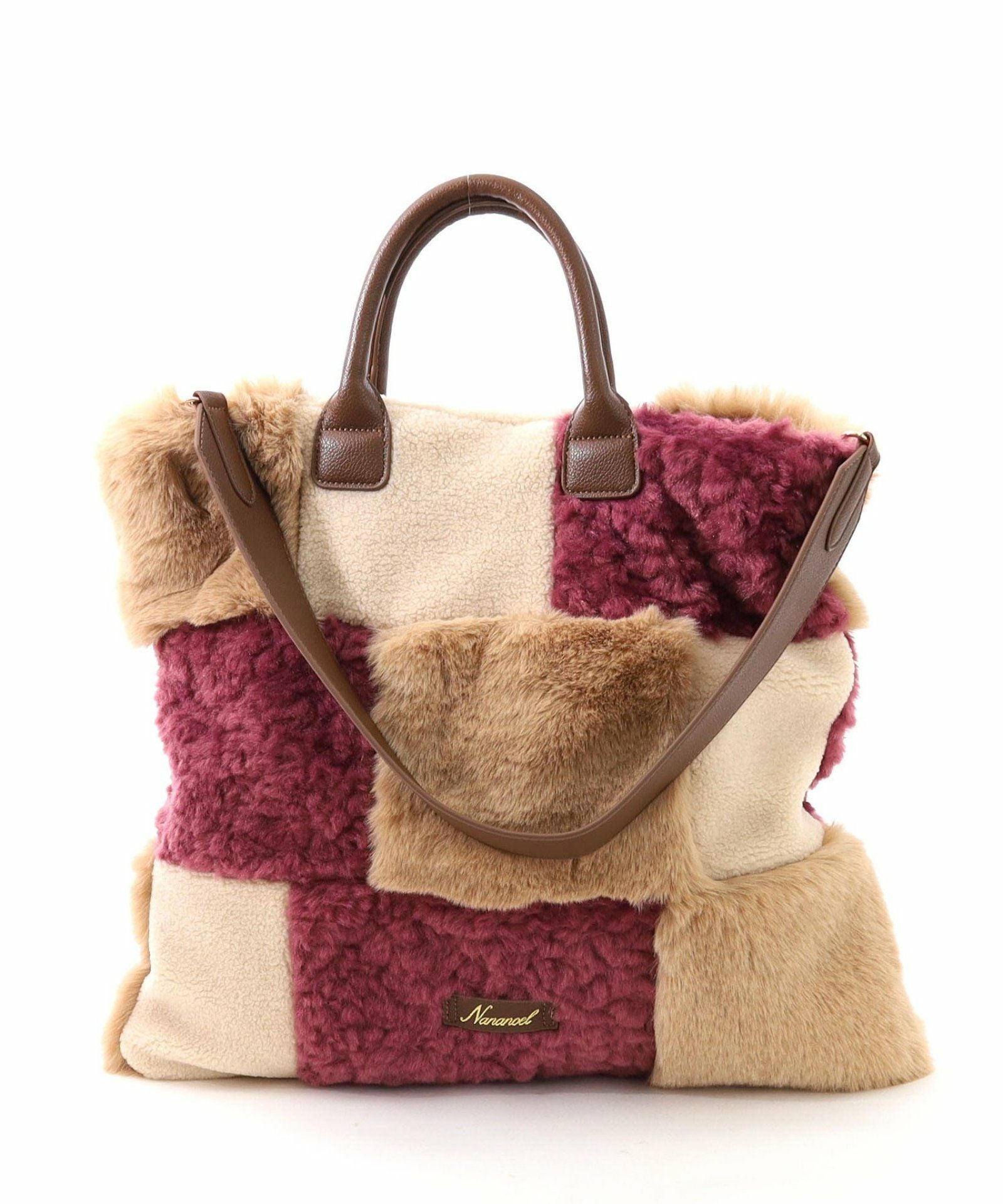 OUTLET SALE】Nananoel ナナノエル 【パッチワークエコファー2WAY