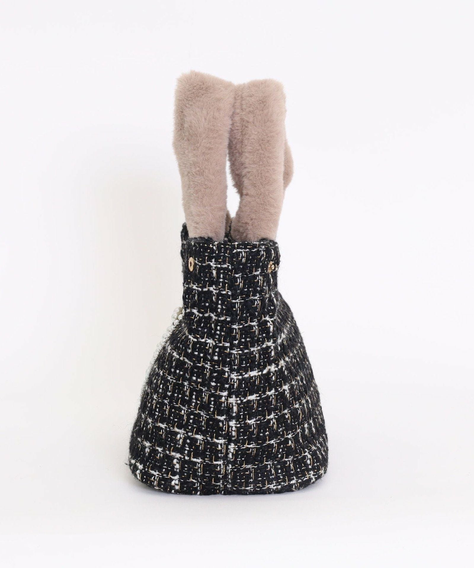 ツイードトートバッグ スパンコールロゴ おまけミラー付き ノベルティスピード発送 CHANEL シャネル スパンコール ツイード トートバッグ ノベルティ