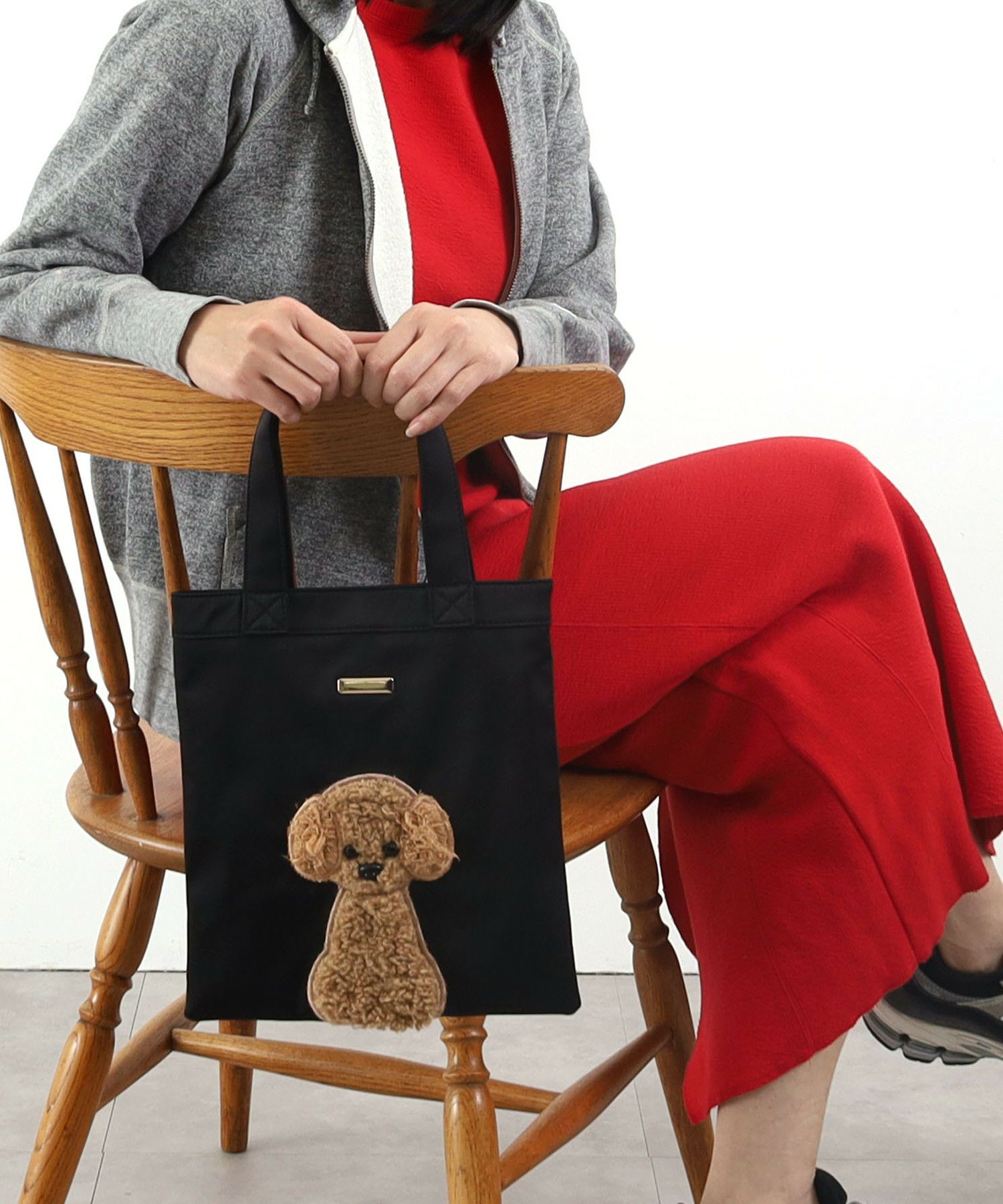 ☆SUMMER SALE☆【OUTLET SALE】COOCO クーコ 【犬刺繍トート