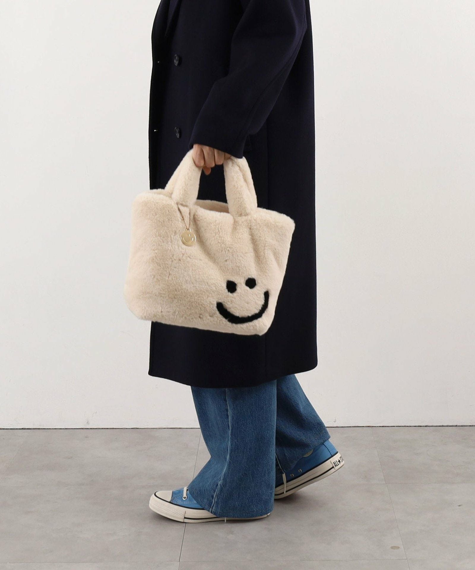 OUTLET SALE】COOCO クーコ 【COOCO x SMILEY エコファートート