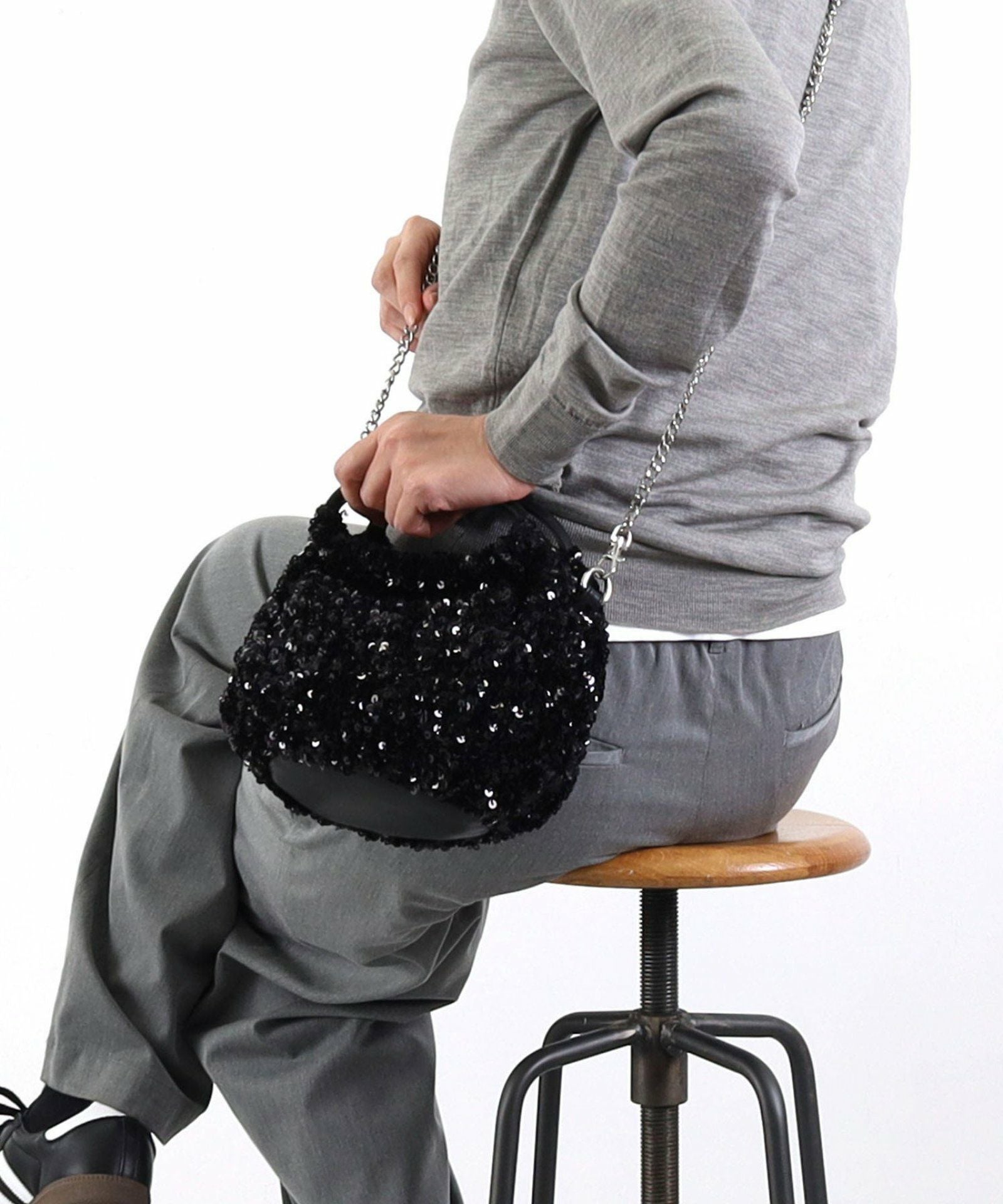 COOCO クーコ 【スパンコール2WAYハンドバッグ】 レディース バッグ