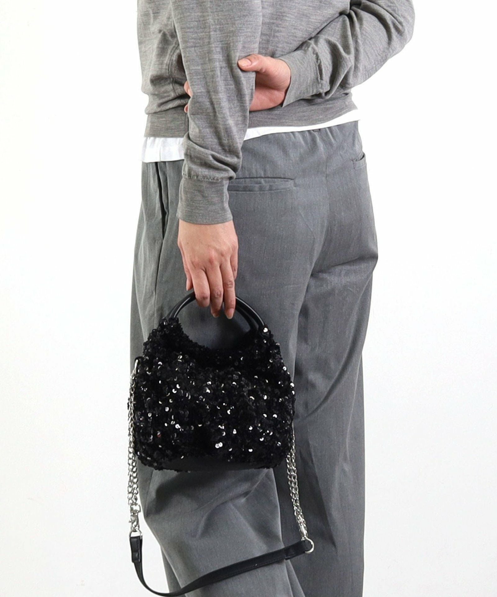 COOCO クーコ 【スパンコール2WAYハンドバッグ】 レディース バッグ