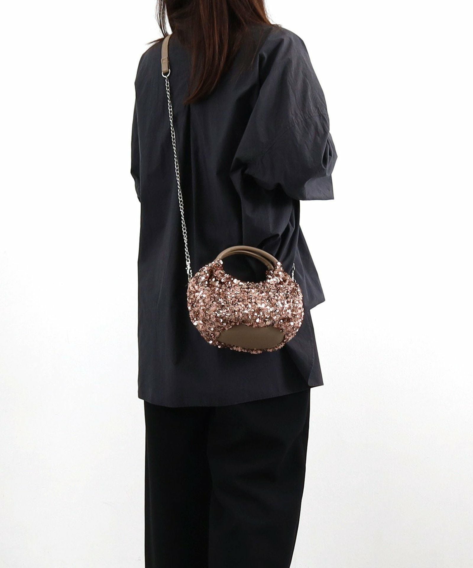 COOCO クーコ 【スパンコール2WAYハンドバッグ】 レディース バッグ