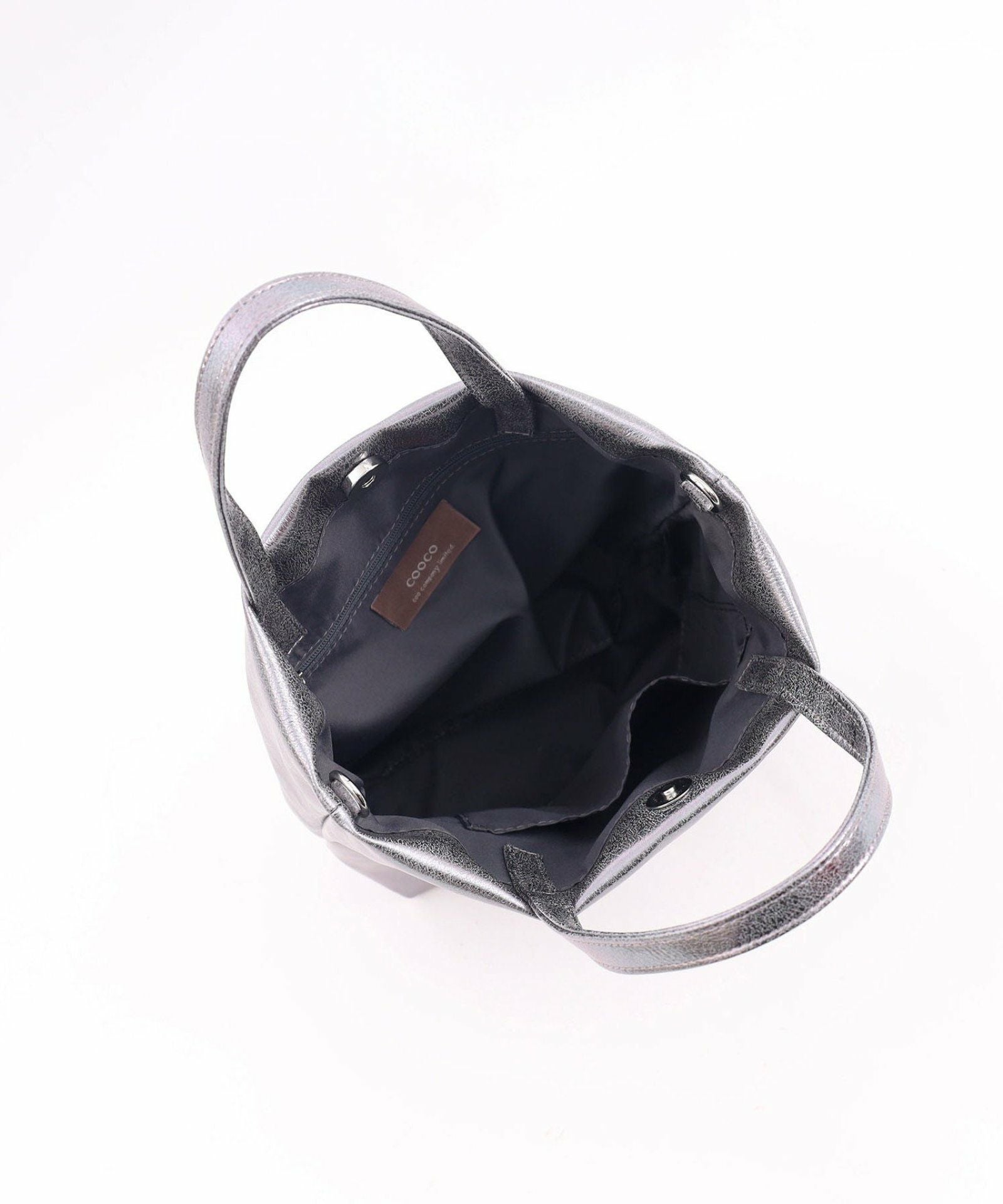 OUTLET SALE】COOCO クーコ 【メタリックフェイクレザー2WAYトート