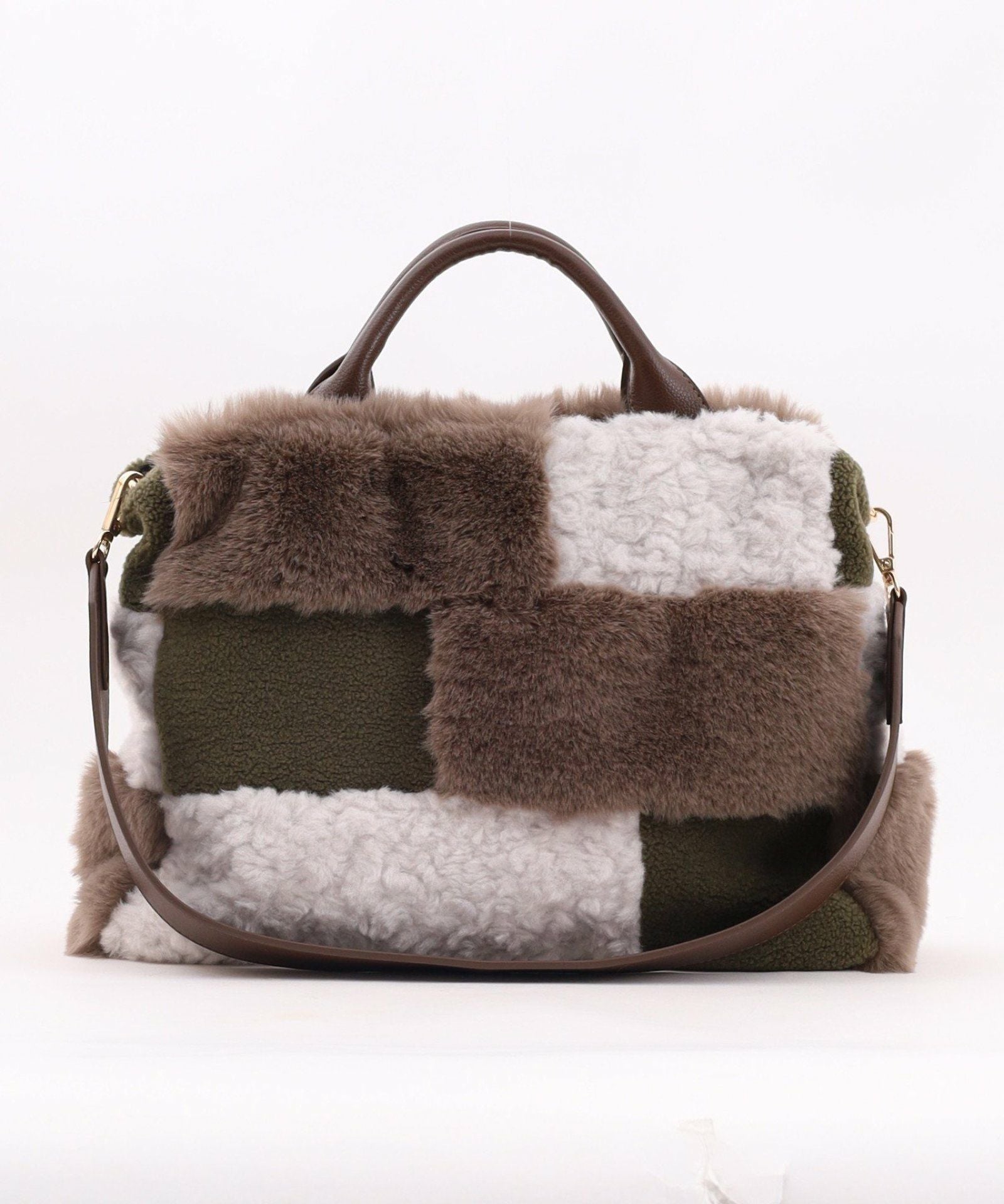 OUTLET SALE】Nananoel ナナノエル 【パッチワークエコファー2WAY