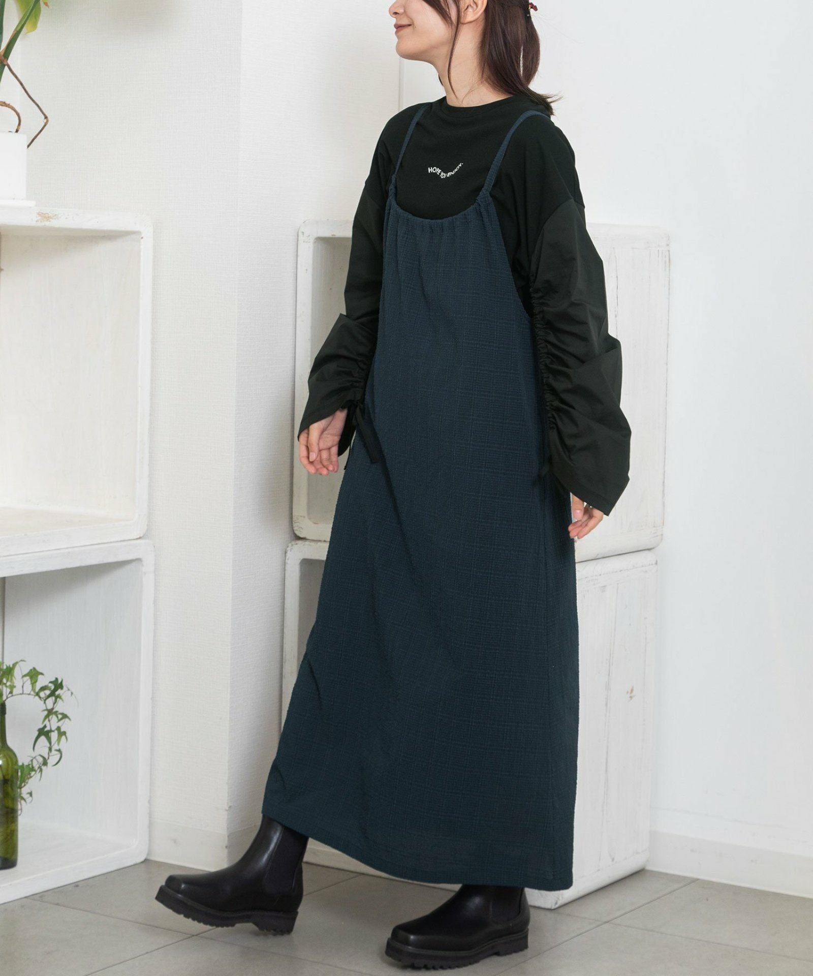 WINTER SALE】タータンチェックキーネックワンピース | COO ONLINE