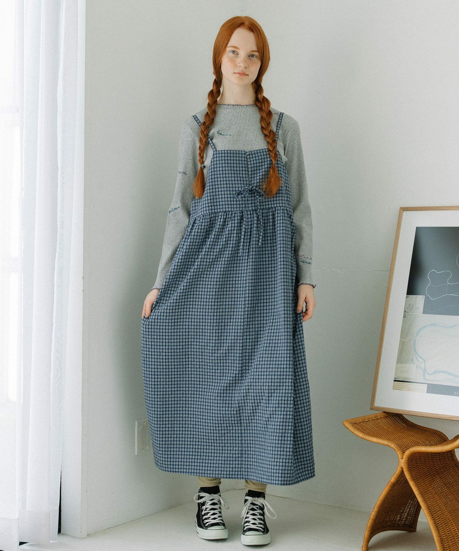 WINTER SALE】タータンチェックキーネックワンピース | COO ONLINE