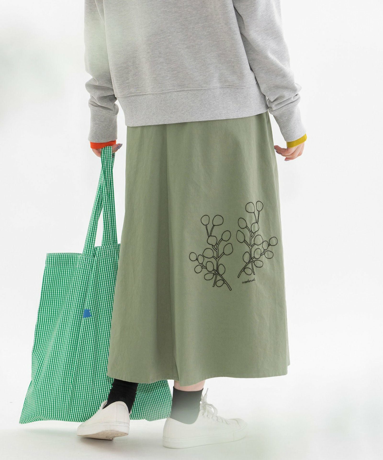 SPECIAL PRICE】コットンツイルユーカリ綿刺繍スカート | COO ONLINE