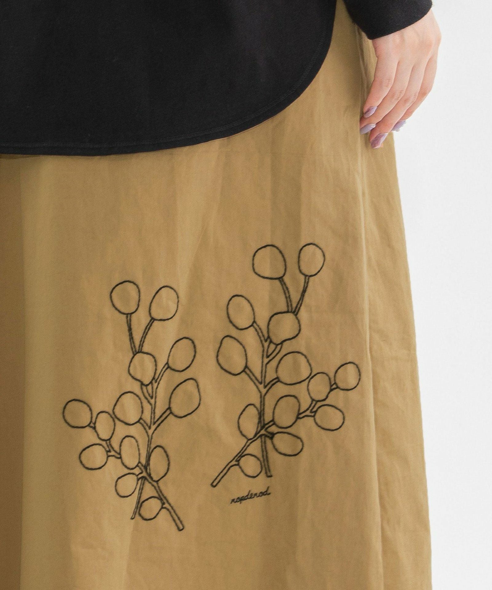SPECIAL PRICE】コットンツイルユーカリ綿刺繍スカート | COO ONLINE