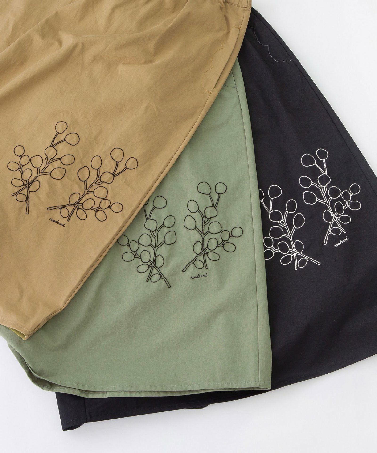 SPECIAL PRICE】コットンツイルユーカリ綿刺繍スカート | COO ONLINE
