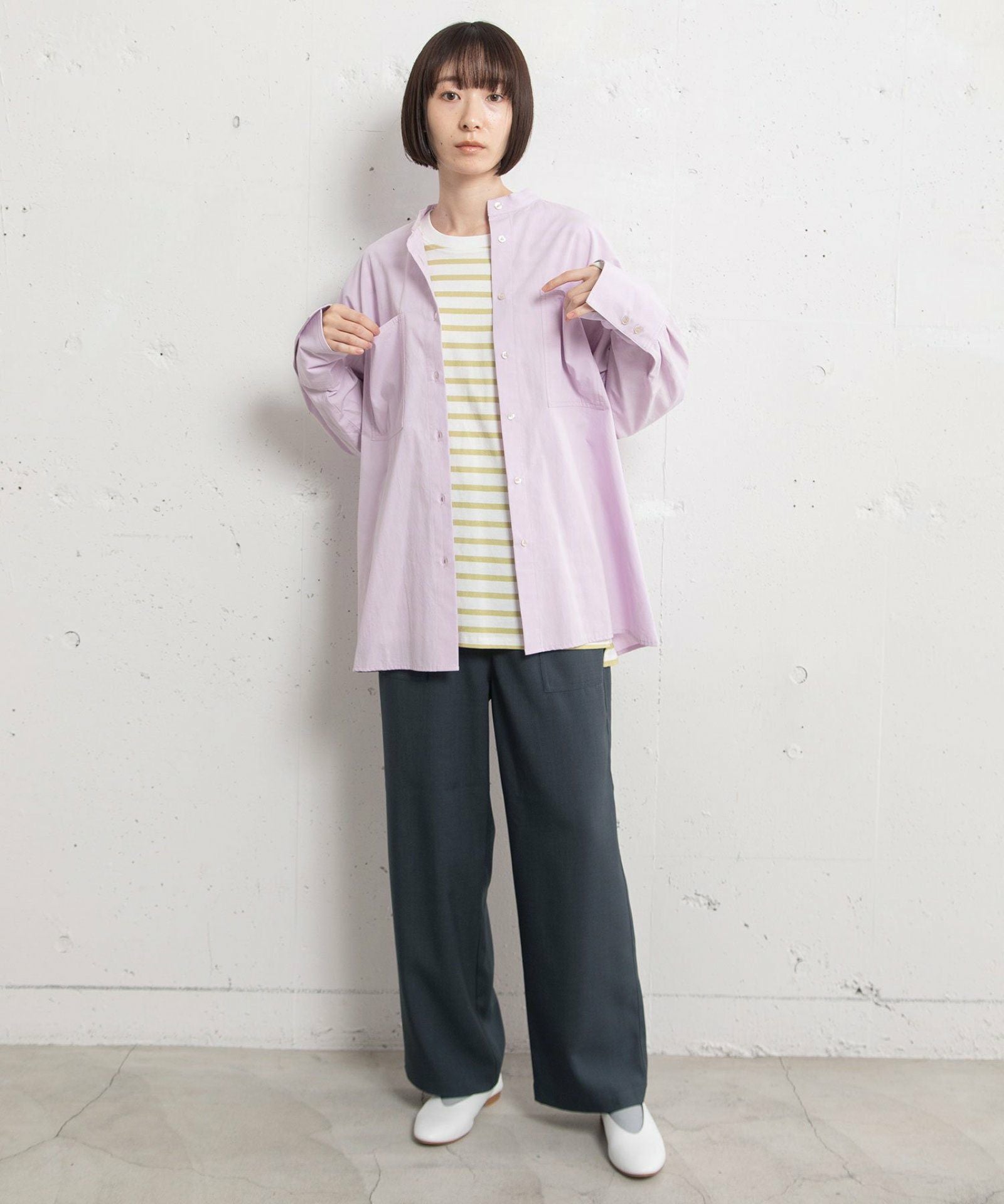 SPECIAL PRICE】バンドカラーポケットシャツ | COO ONLINE