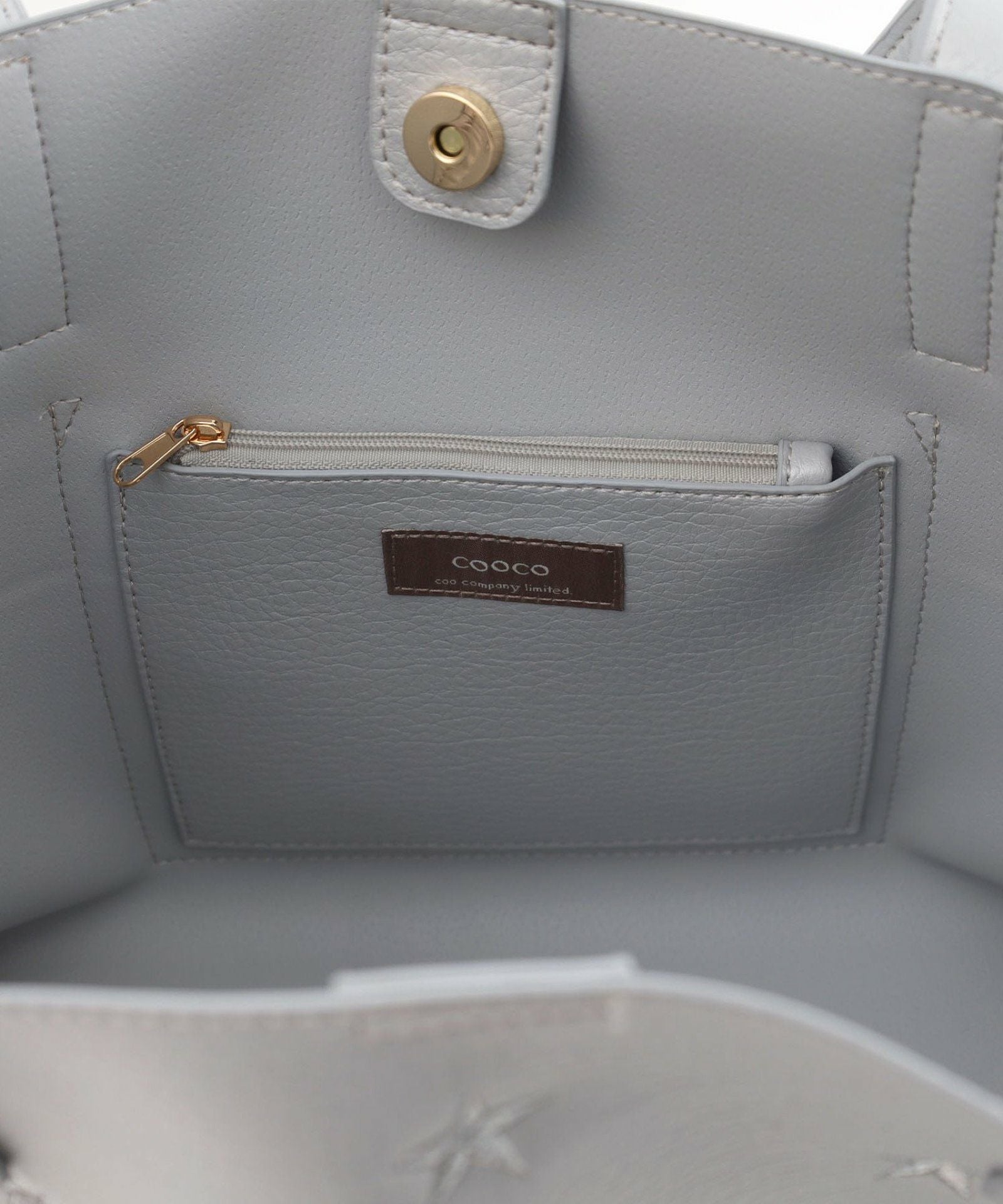 期間限定SALE BASIC AITEM 10%OFF】 星柄刺繍フェイクレザートート