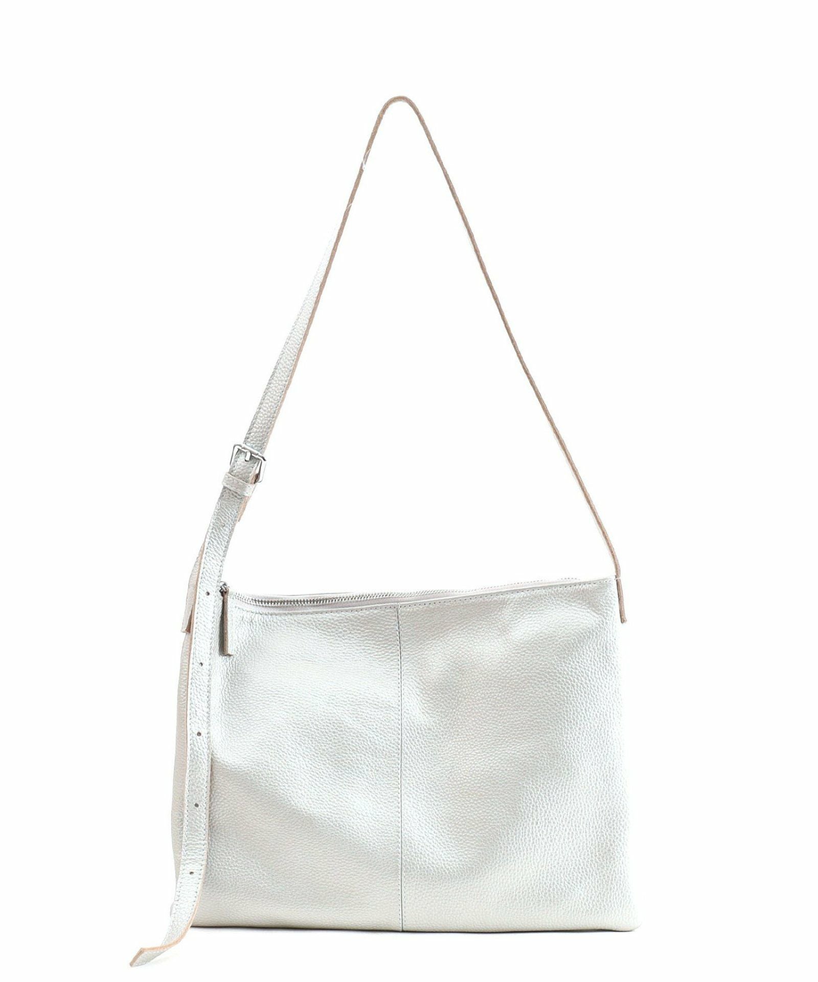 ☆SUMMER SALE☆シュリンクレザーシンプルフラットショルダーバッグ