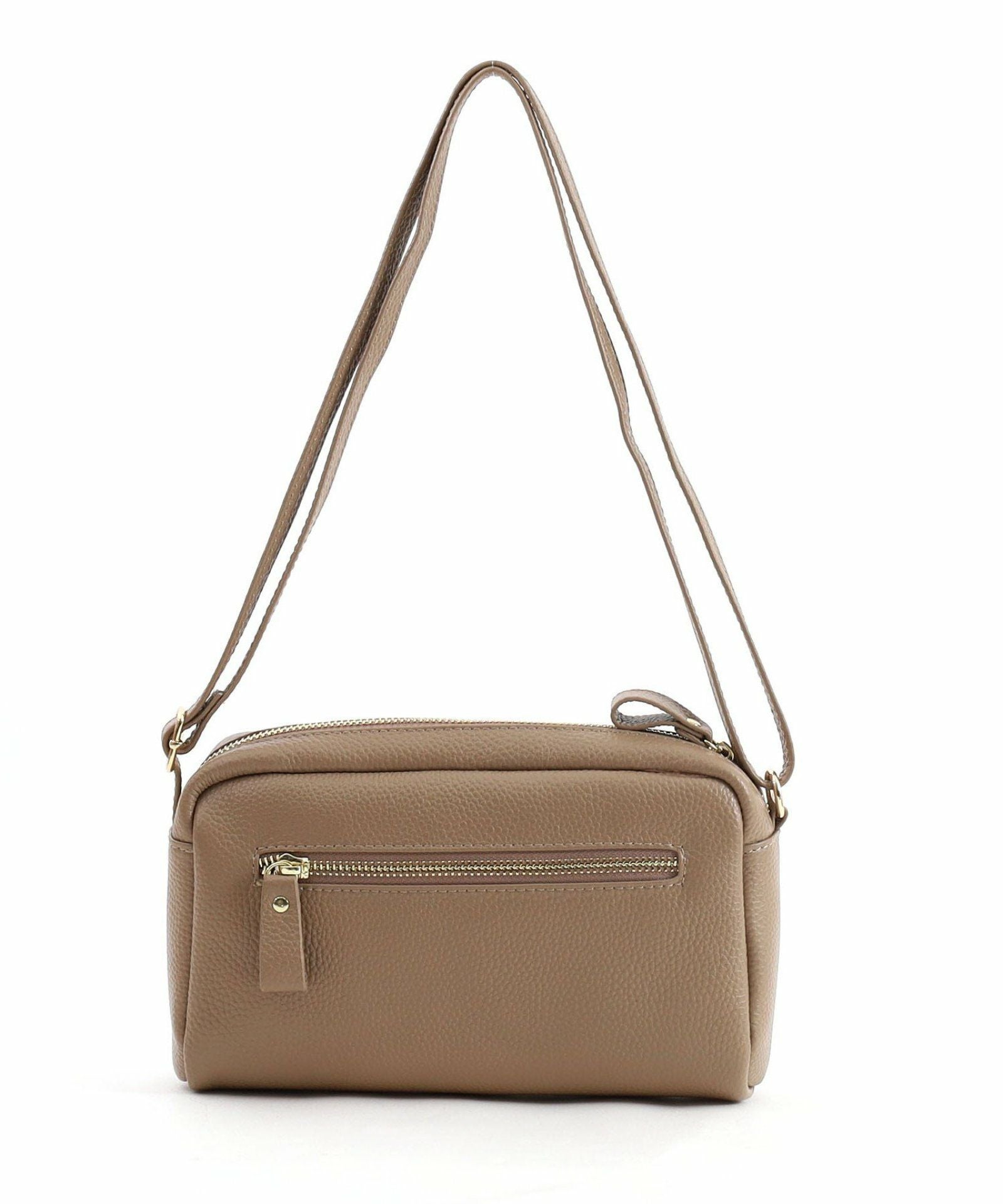 シュリンクレザー横型BOXショルダーバッグ 本革FG | COO ONLINE