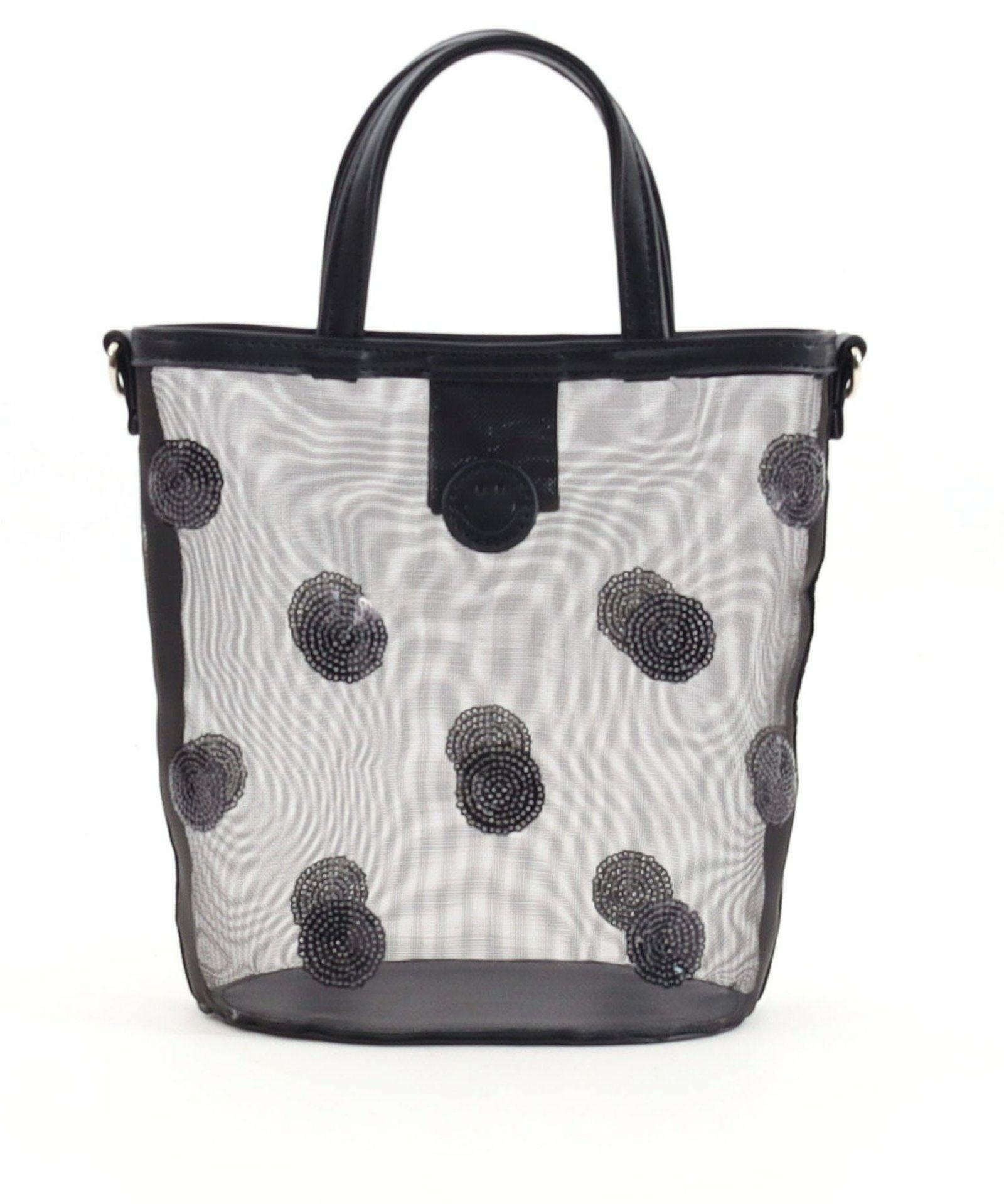 GW SALE】MAX50％OFF SMILEY ドットスパンコール刺繍メッシュ
