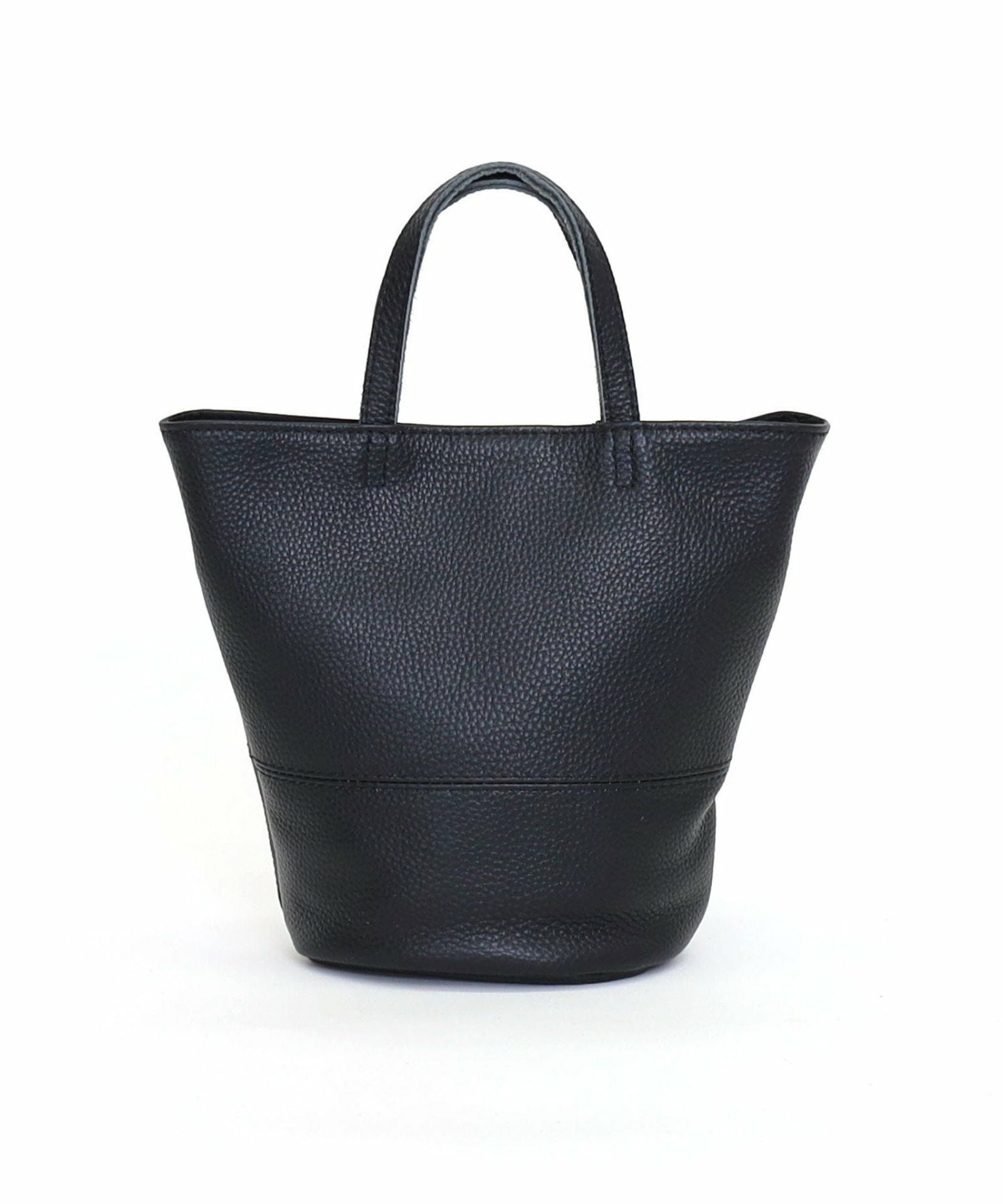 OUTLET SALE】シュリンクレザーバケツ型ミニ2WAYトートバッグ