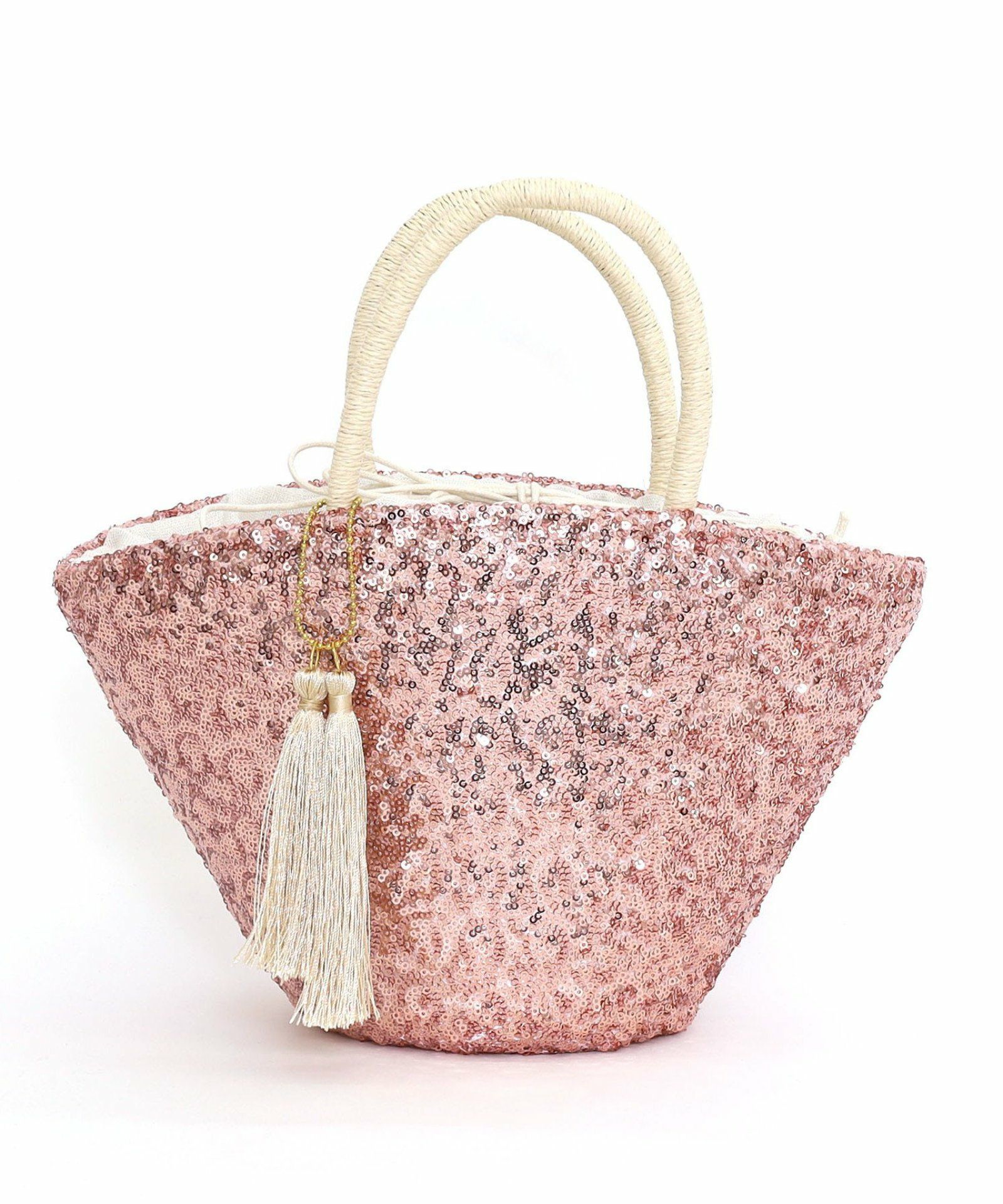 OUTLET SALE】 タッセル付スパンコールカゴバッグ | COO ONLINE