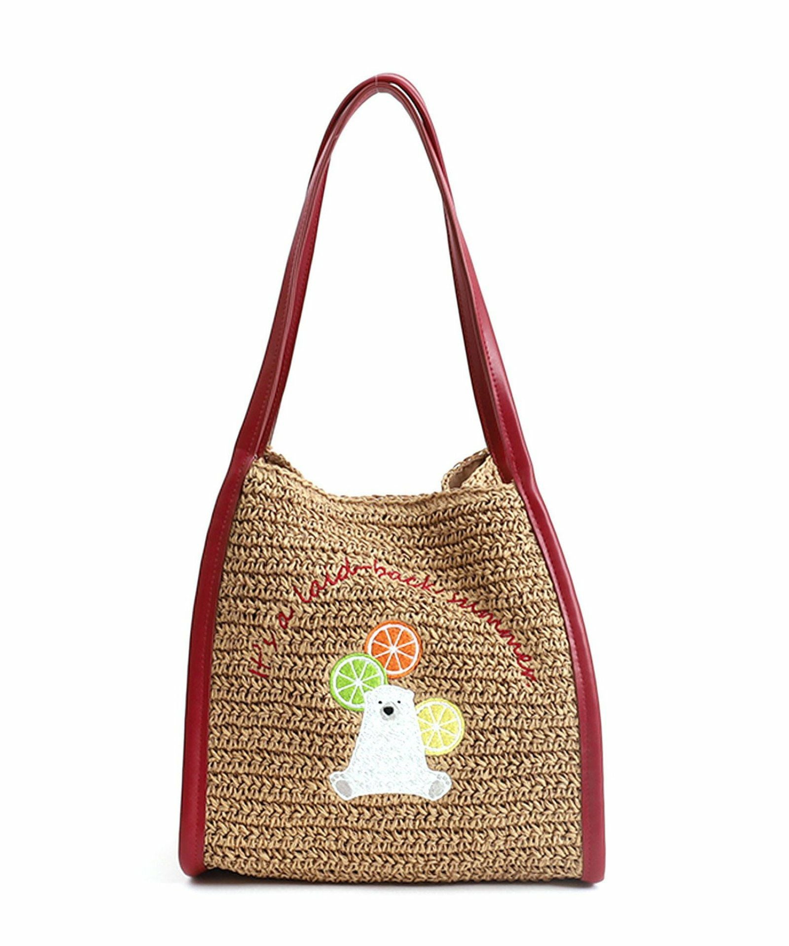 ☆SUMMER SALE☆【OUTLET SALE】 アニマル刺繍ペーパーバッグ | COO ONLINE