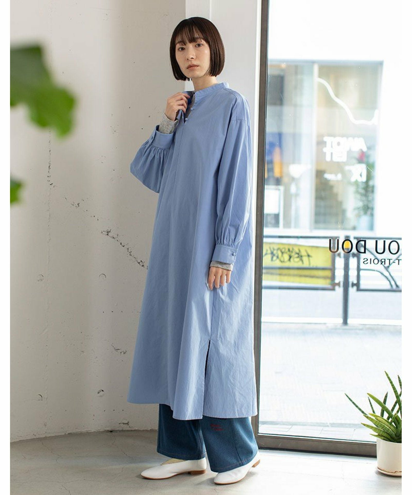 SUMMER SALE】バンドカラープルオーバーワンピース | COO ONLINE