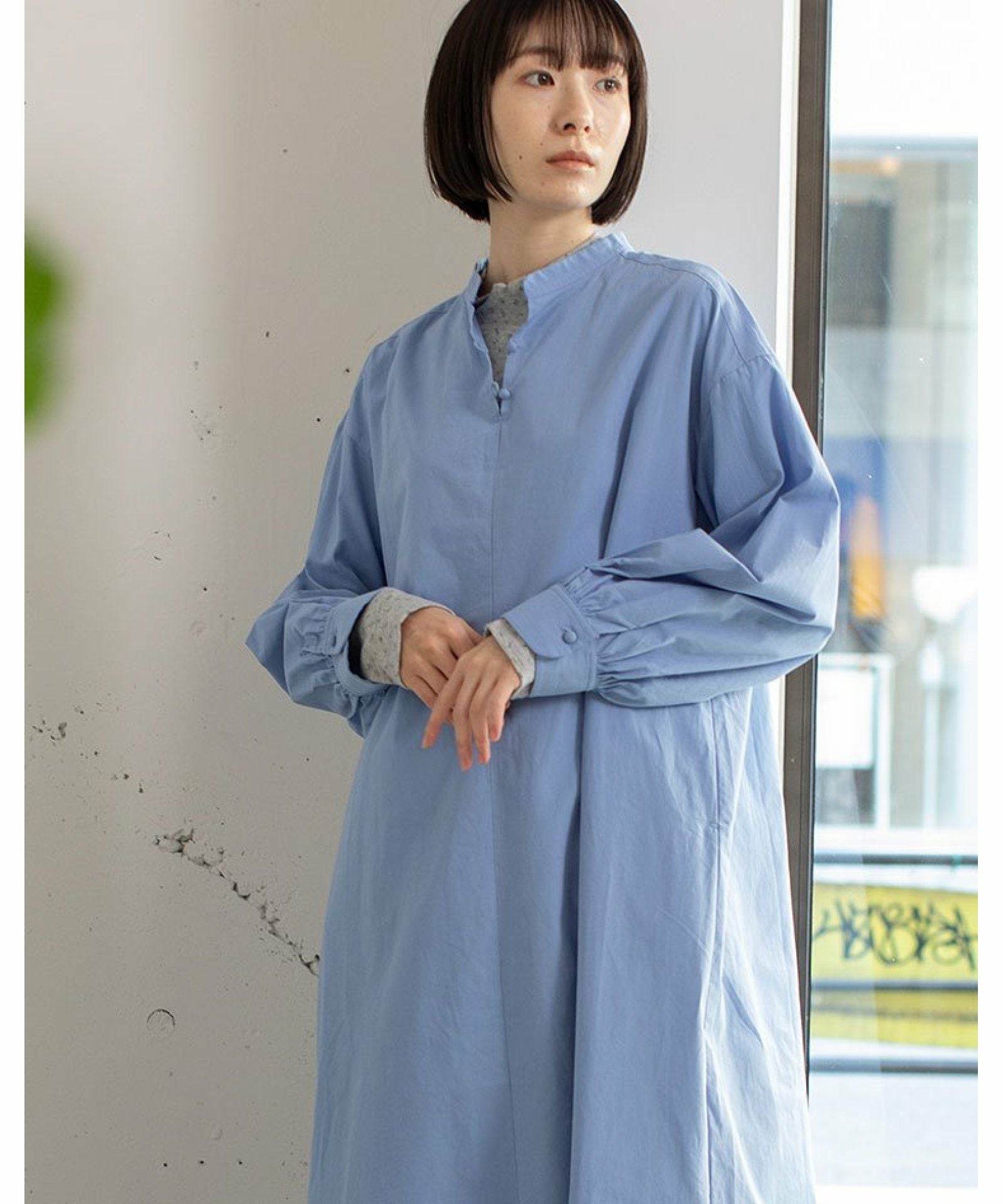 SUMMER SALE】バンドカラープルオーバーワンピース | COO ONLINE