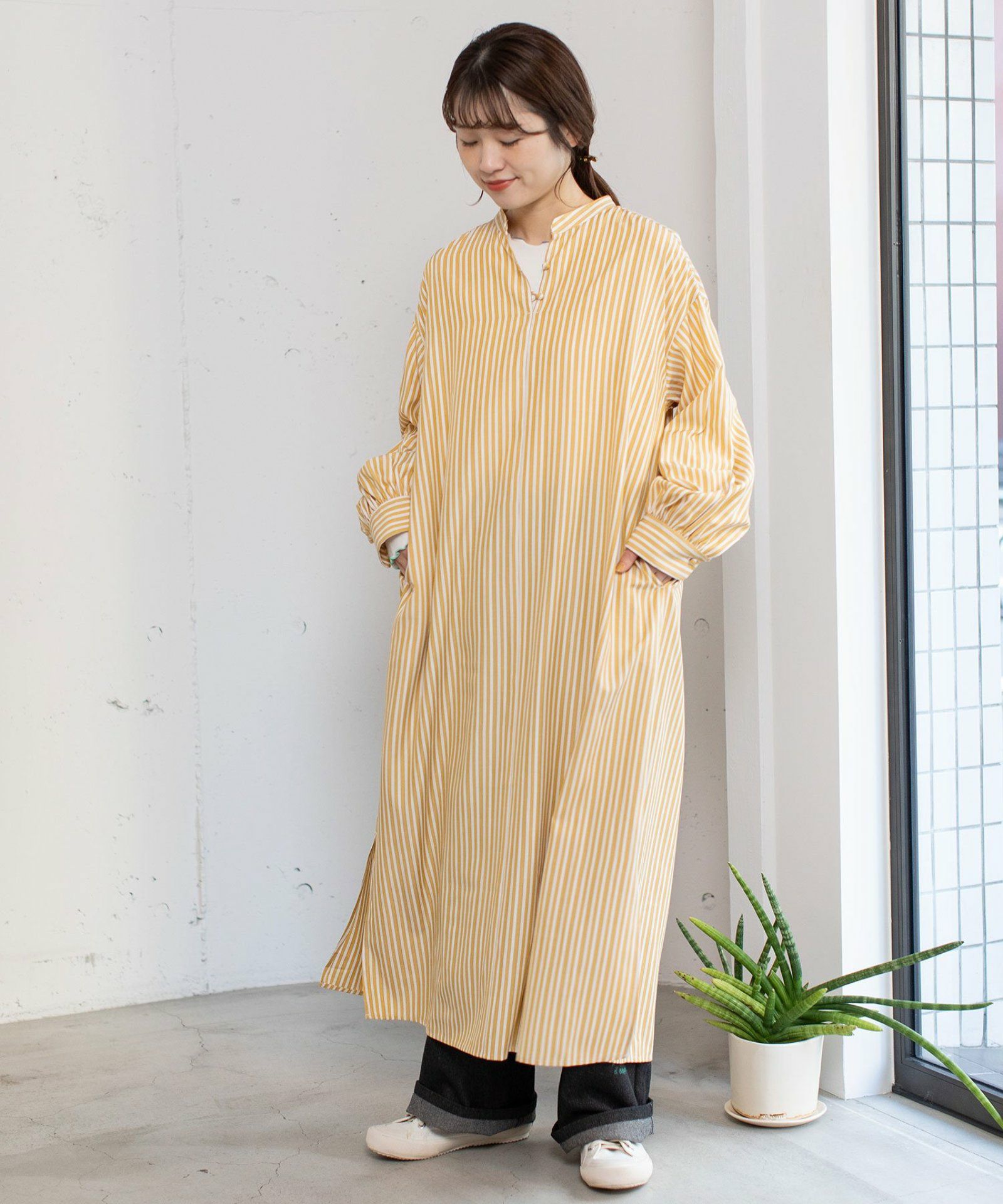 SPECIAL PRICE】バンドカラープルオーバーワンピース | COO ONLINE