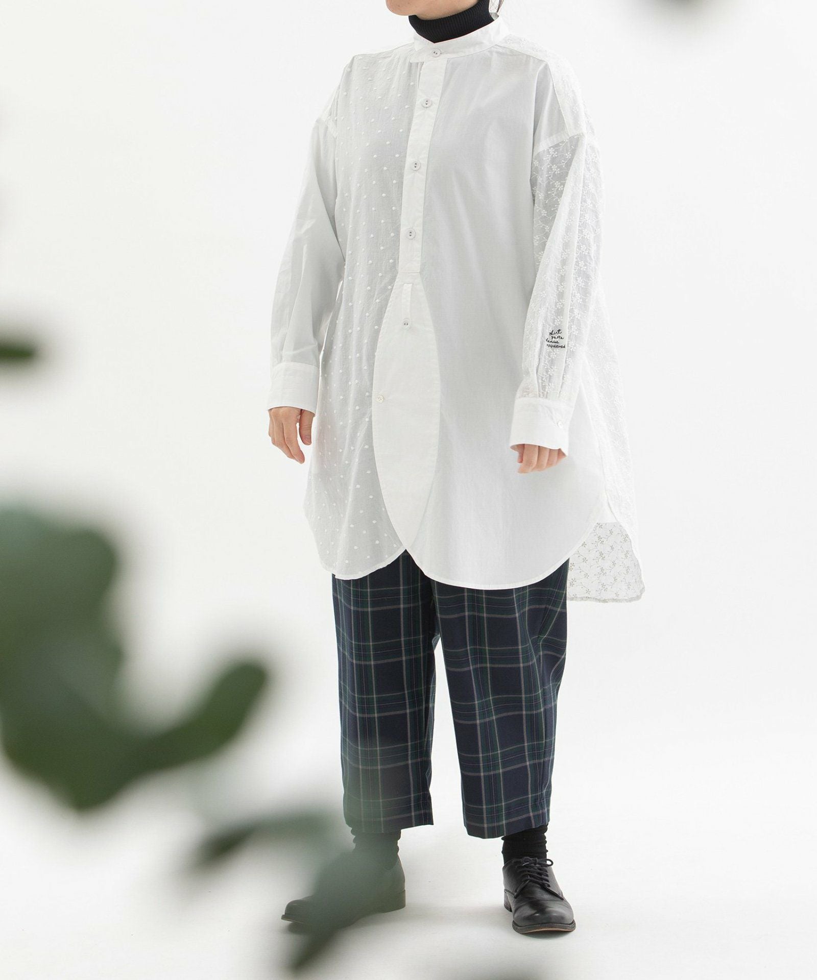 SPECIAL PRICE】miscスタンドカラーチュニックシャツ | COO ONLINE