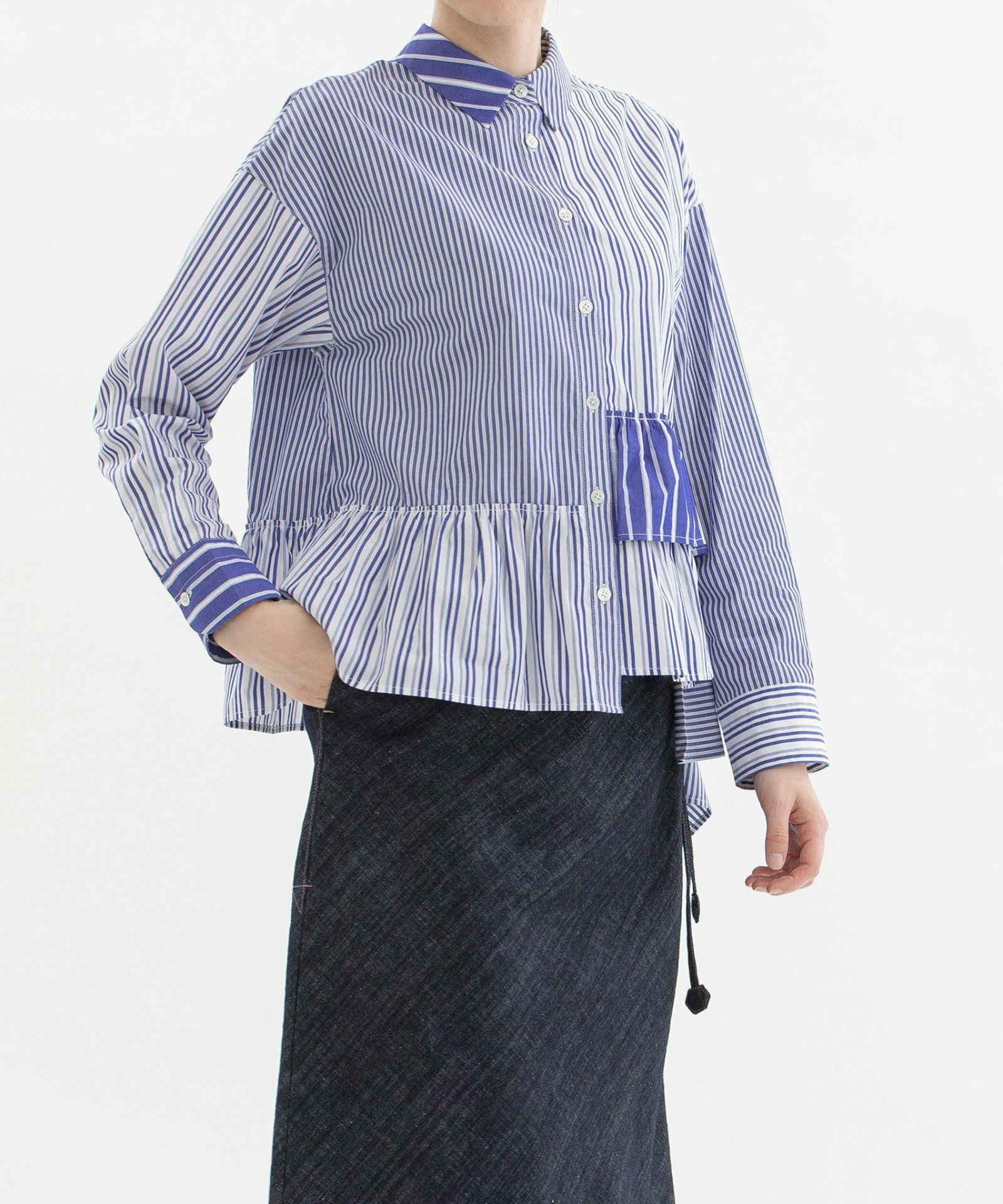 SUMMER SALE】miscアシメトリー裾フリルシャツ | COO ONLINE