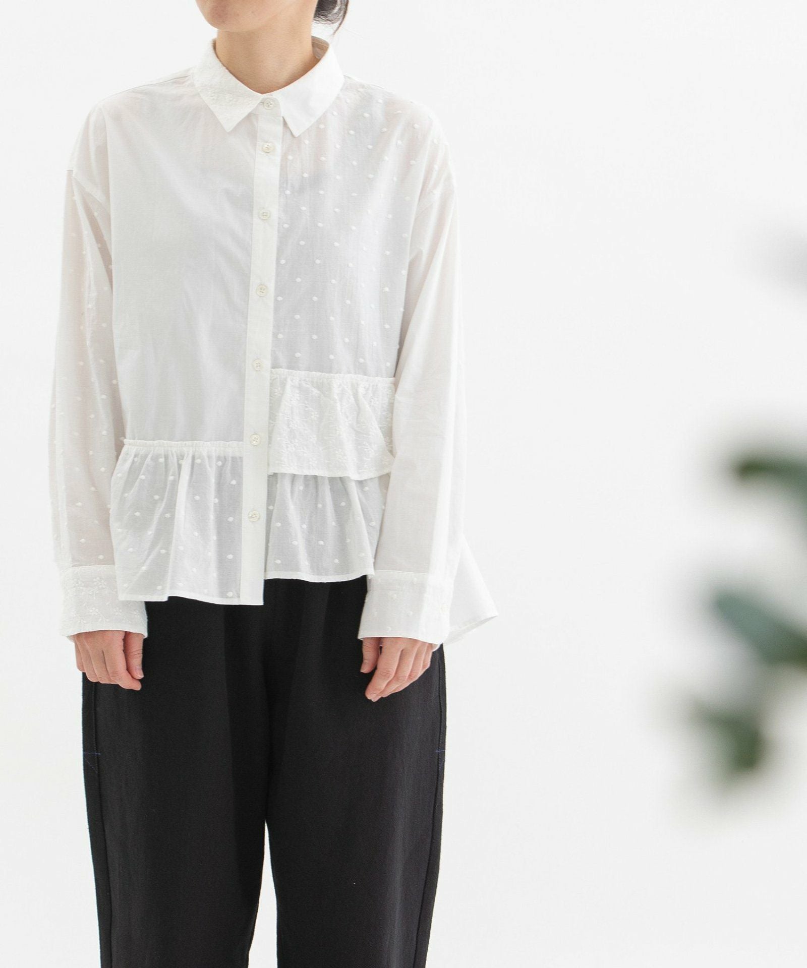 SPECIAL PRICE】miscアシメトリー裾フリルシャツ | COO ONLINE