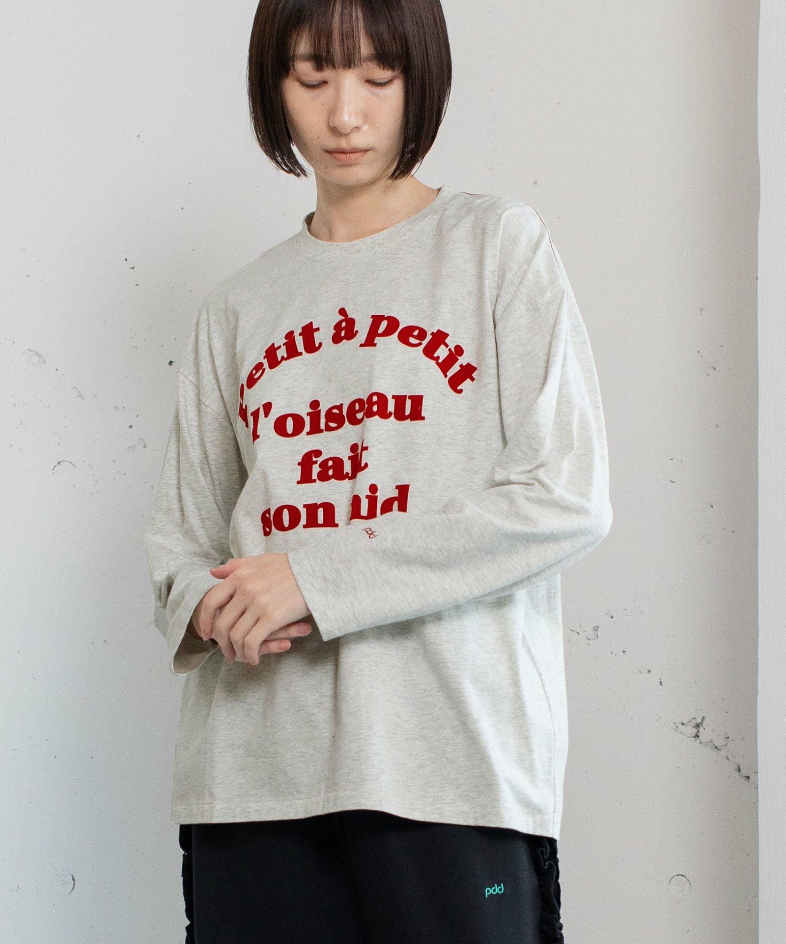 今季【新品･未使用】 beauiful people フロッキーロゴTシャツ beautiful people（ビューティフルピープル）の「別注フロッキーロゴT