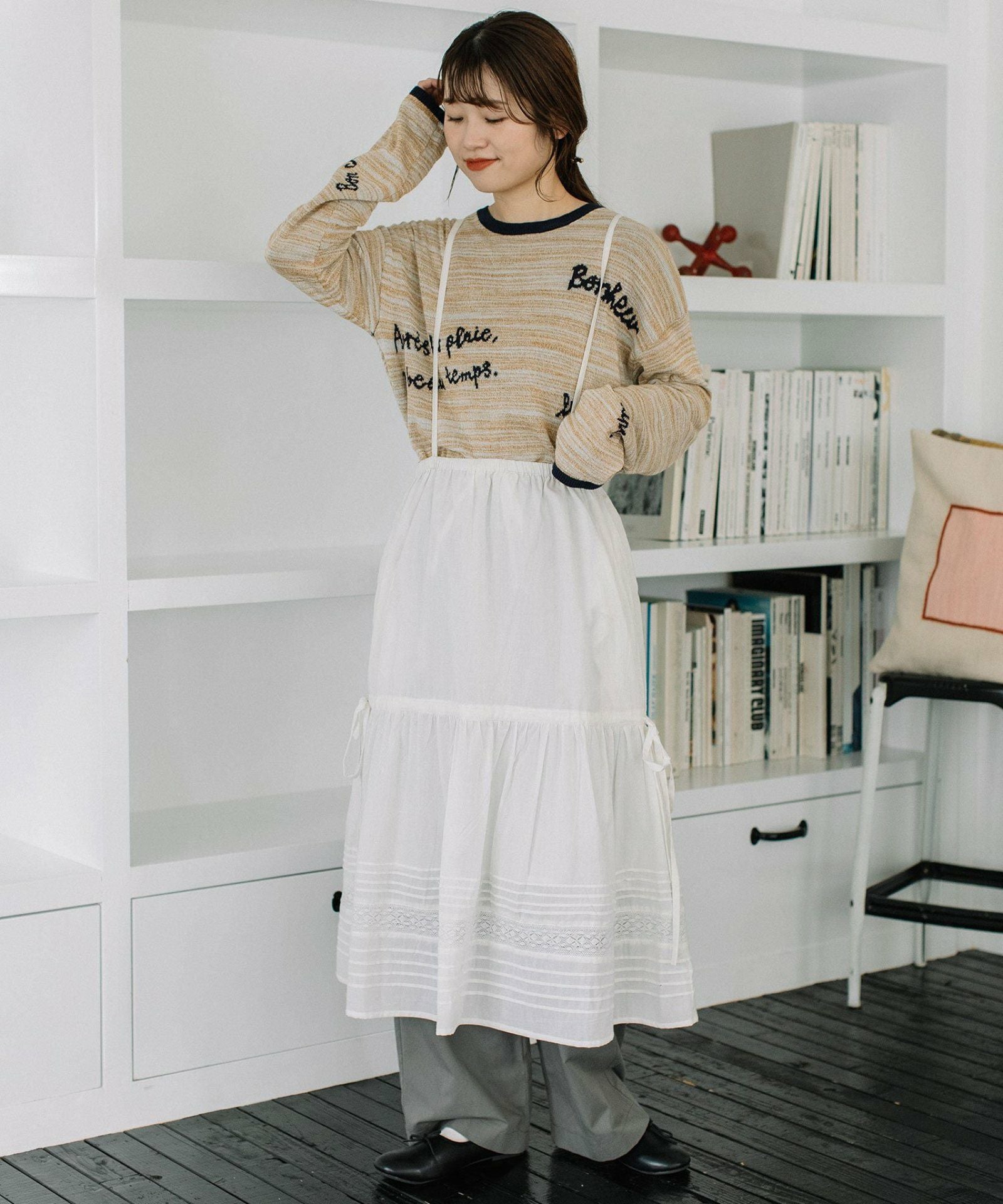 SPECIAL PRICE】＜made in INDIA＞マルチwayギャザーレーススカート