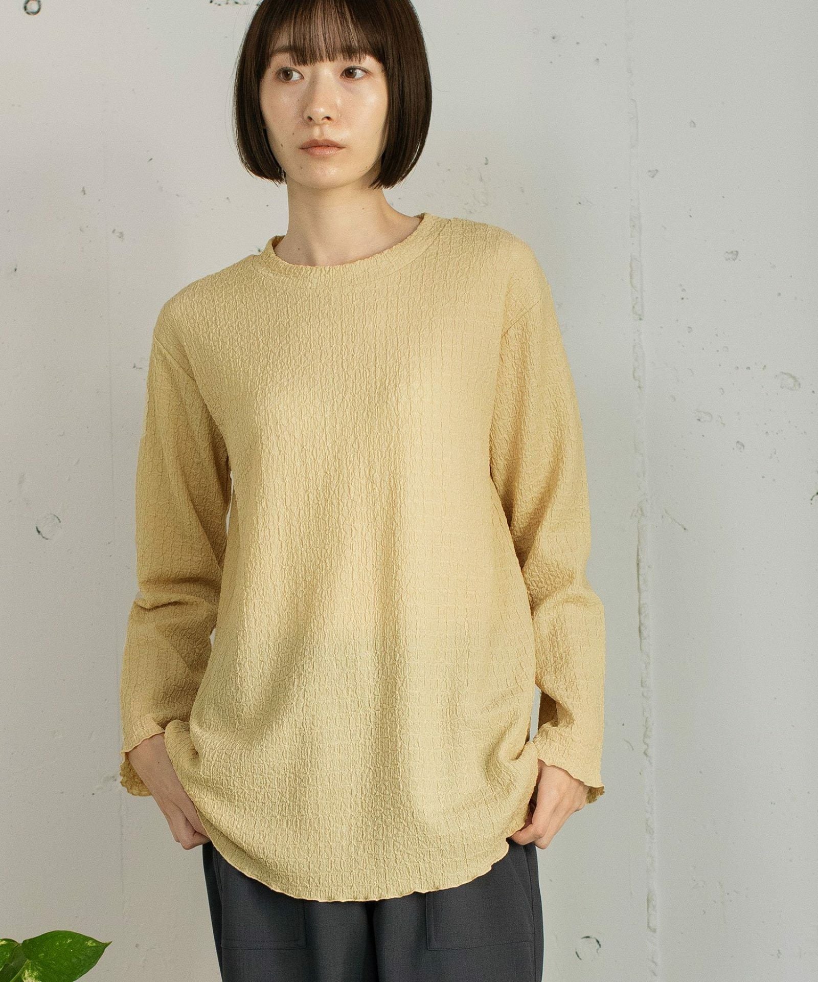 SPECIAL PRICE】幾何学柄ふくれジャガードゆるトップス | COO ONLINE