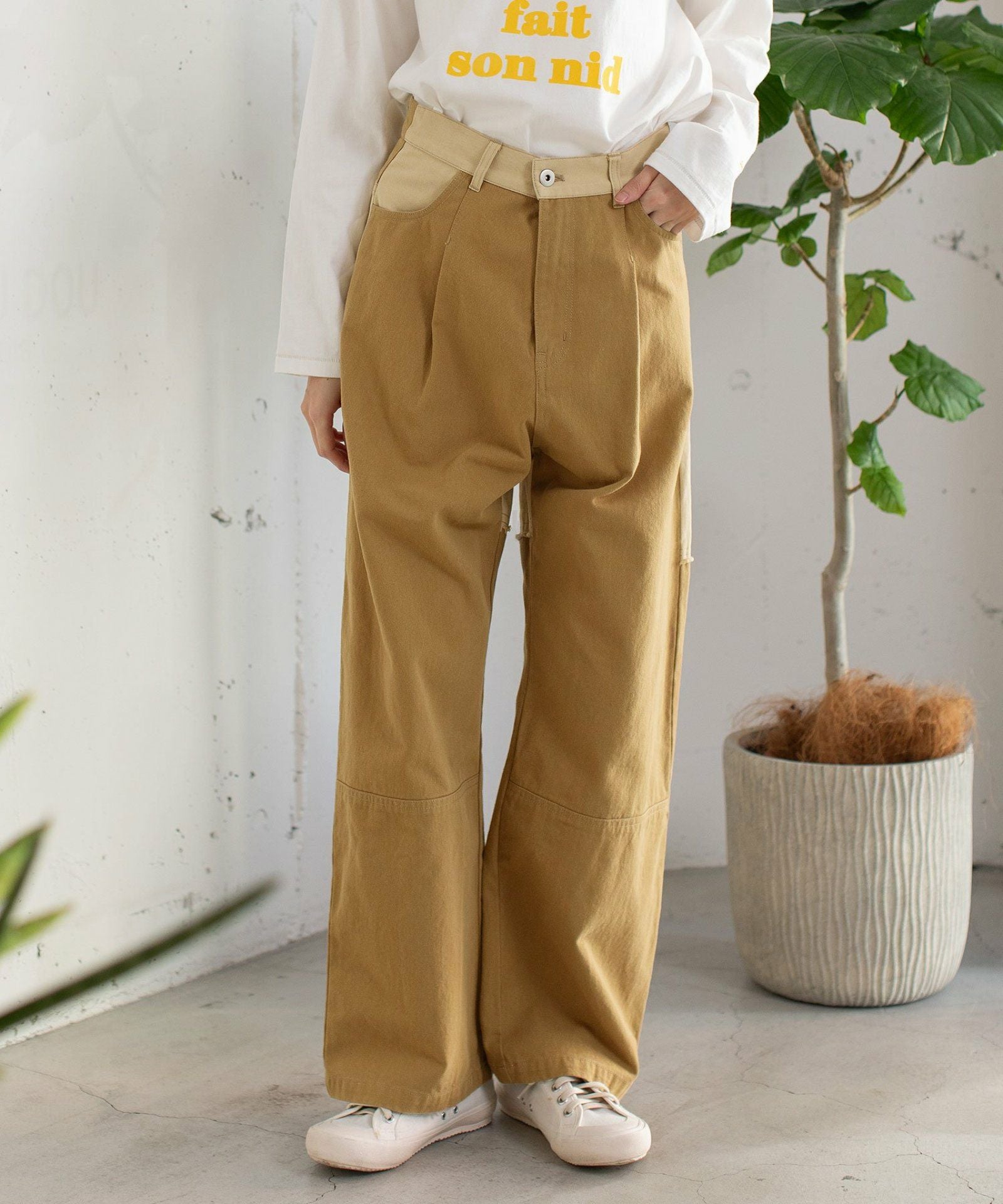 PRE SALE＞リメイクデザインタックパンツ | COO ONLINE