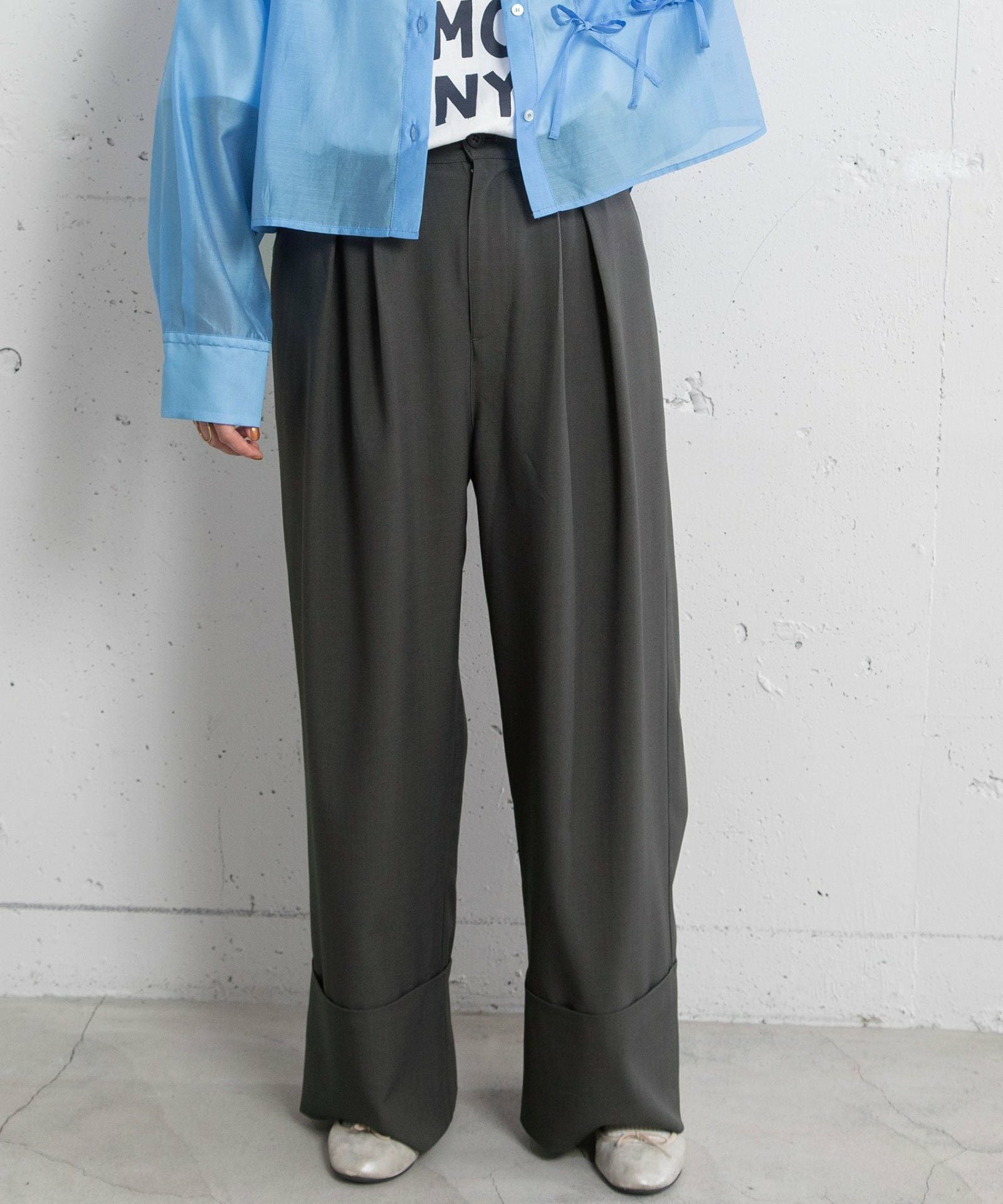 SPECIAL PRICE】ロールアップデザインワイドパンツ | COO ONLINE