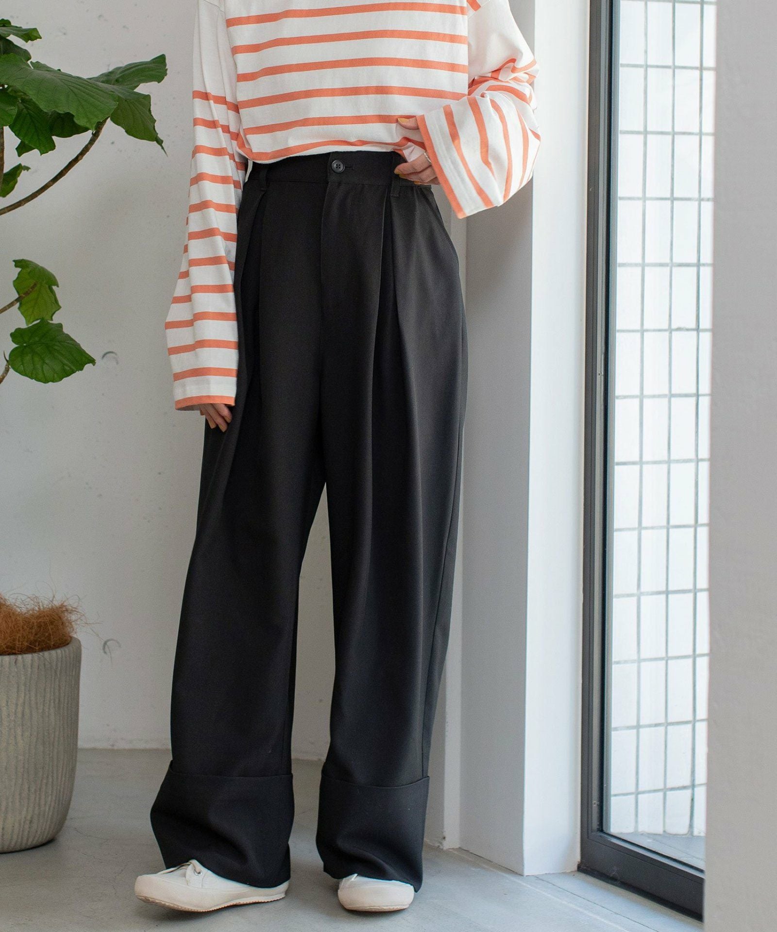 LIMITED PRICE＞ロールアップデザインワイドパンツ | COO ONLINE