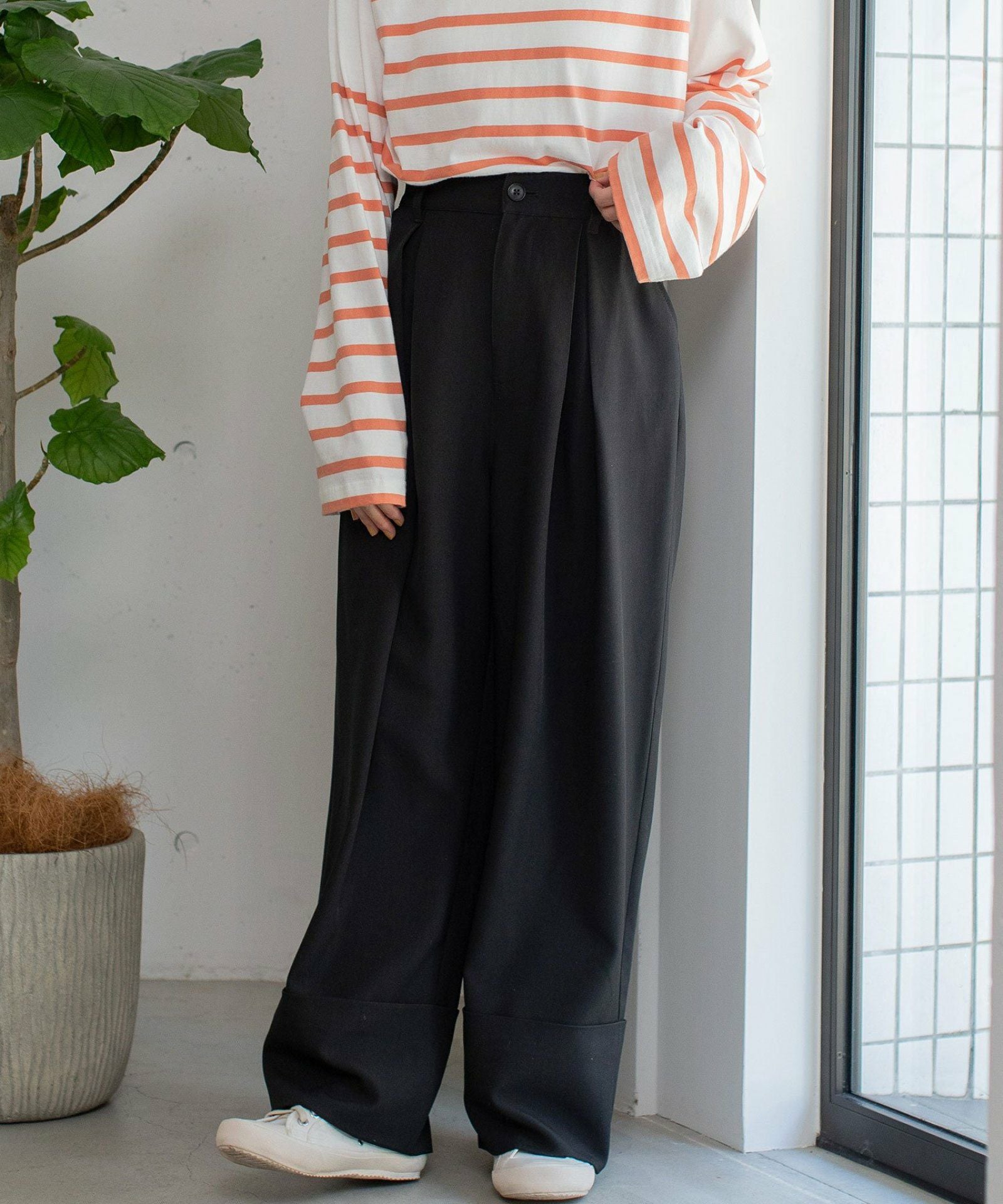 SALE様　美品 エンフォルド コレクションライン ロールアップ ワイドパンツ SPECIAL PRICE】ロールアップデザインワイドパンツ | COO ONLINE