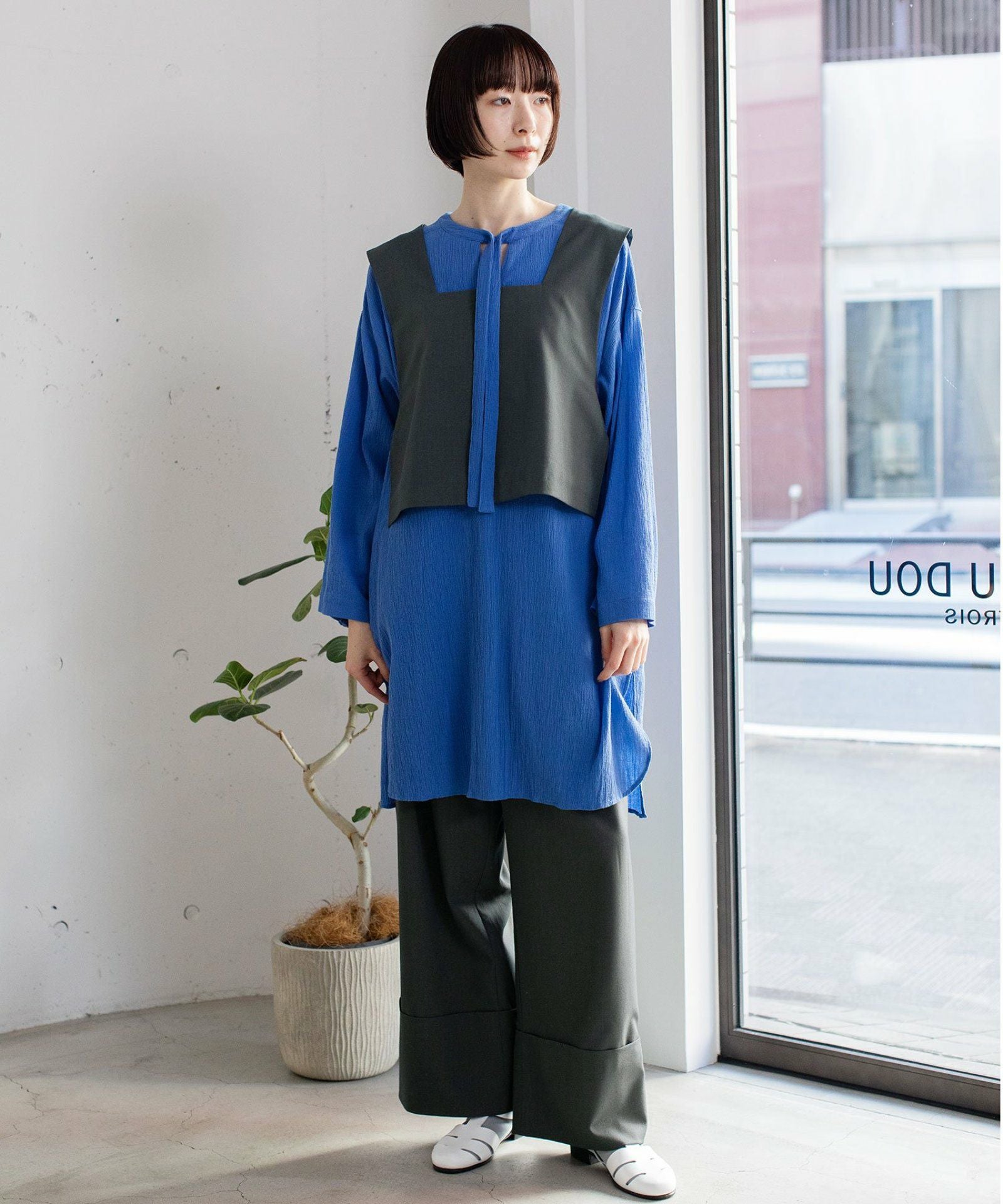 さお様、専用【651】タートルチュニック【775】【777】リボンブラウス SPECIAL PRICE】リボンタイチュニックブラウス | COO ONLINE