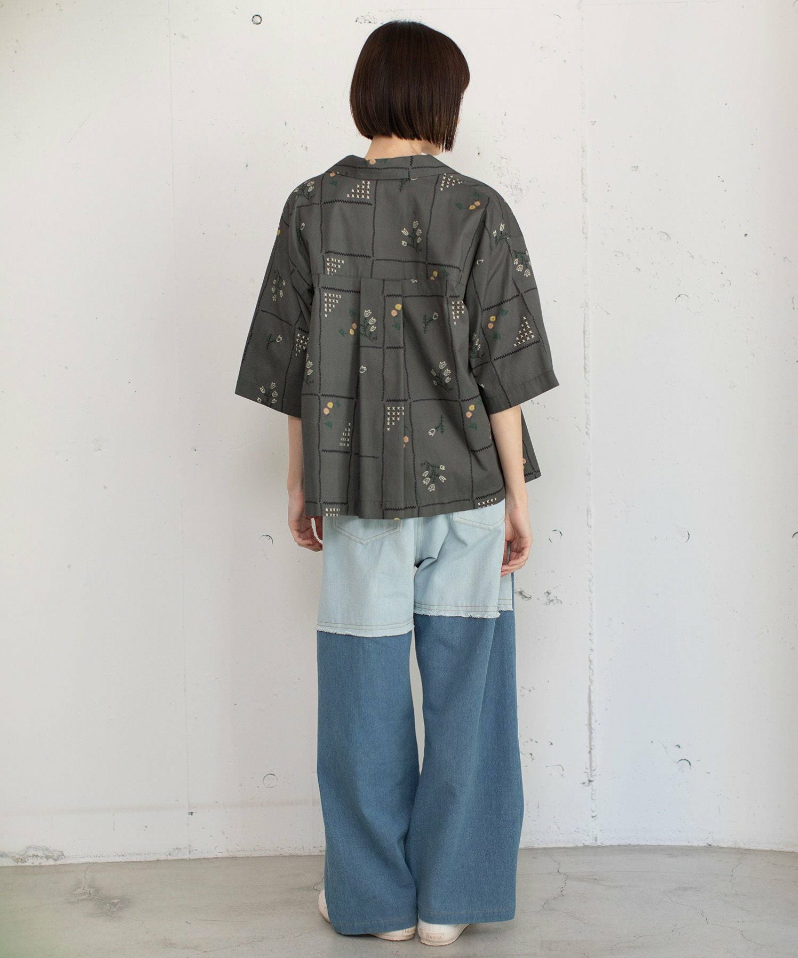 SPECIAL PRICE】ステッチプリント開襟シャツ | COO ONLINE