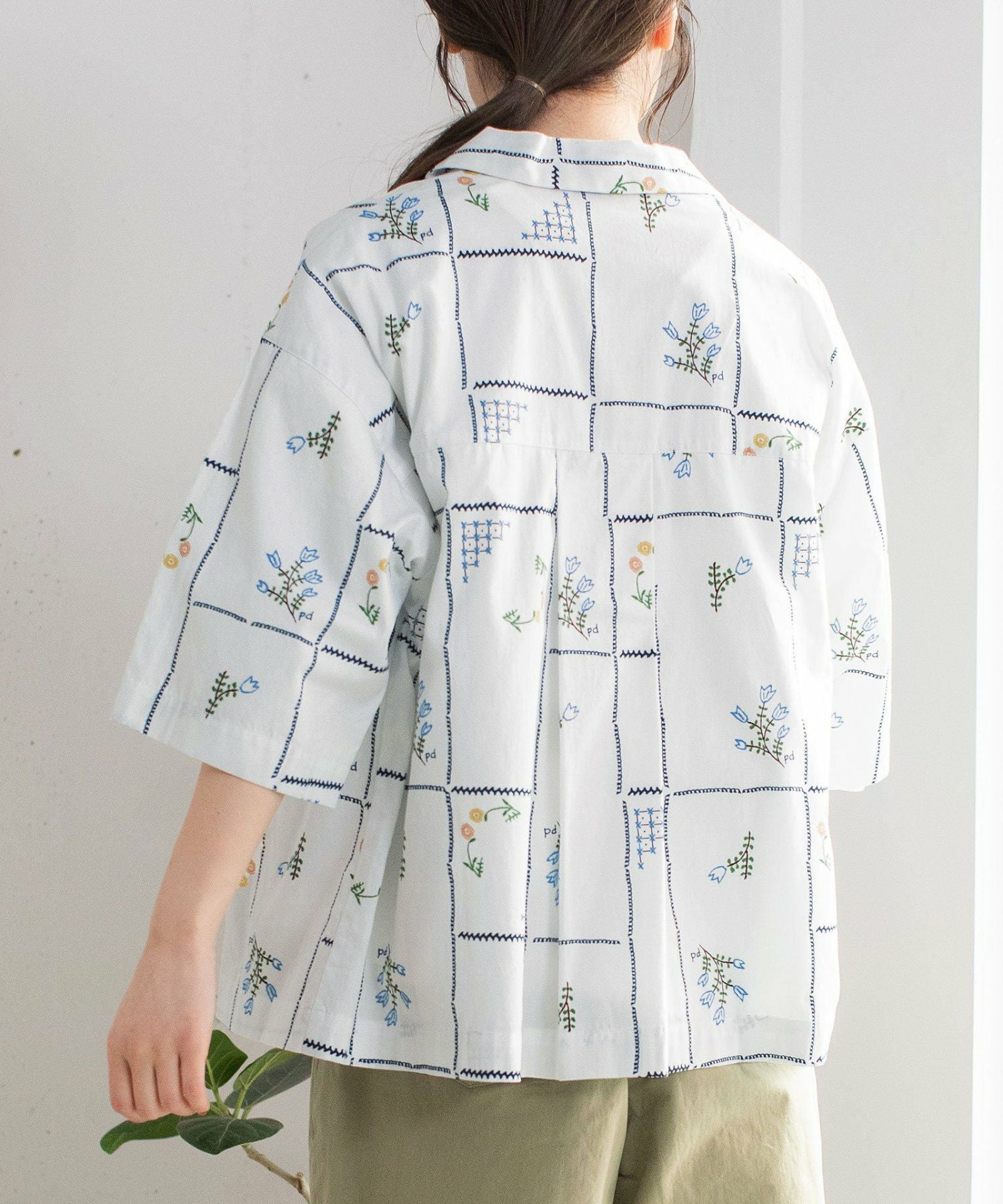 SPECIAL PRICE】ステッチプリント開襟シャツ | COO ONLINE