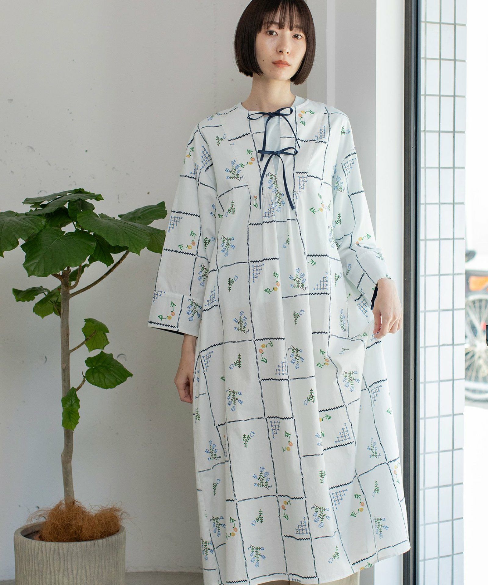 SUMMER SALE】ステッチプリントカフタンワンピース | COO ONLINE