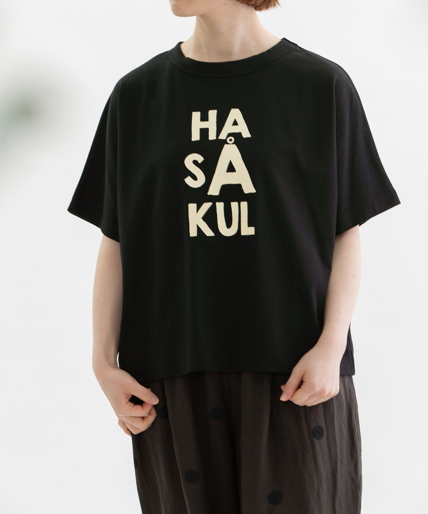 Clocheコットン前後ロゴプリントTシャツ | COO ONLINE
