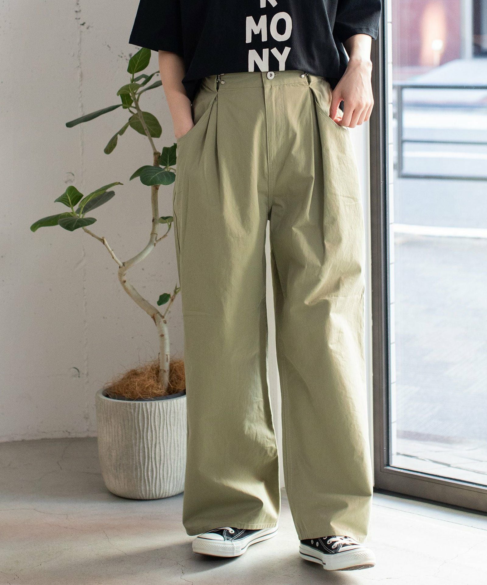 SPECIAL PRICE】セミワイドタックワイドパンツ | COO ONLINE